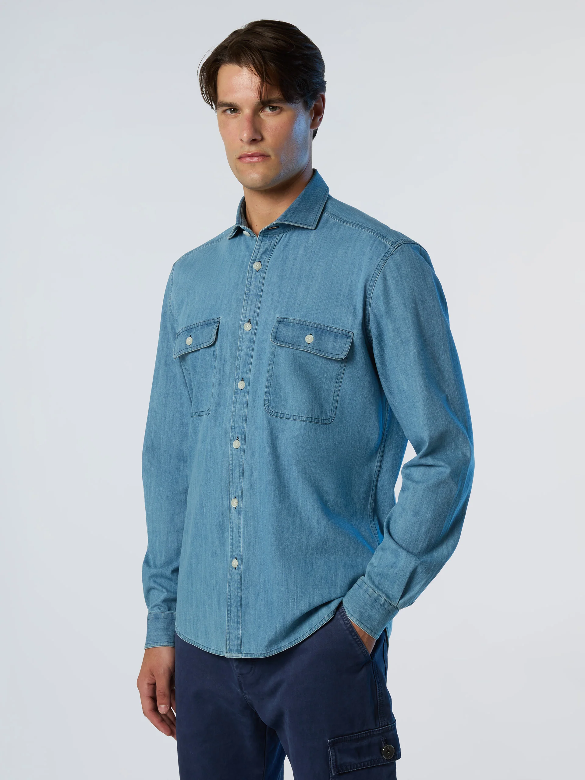Light denim shirt