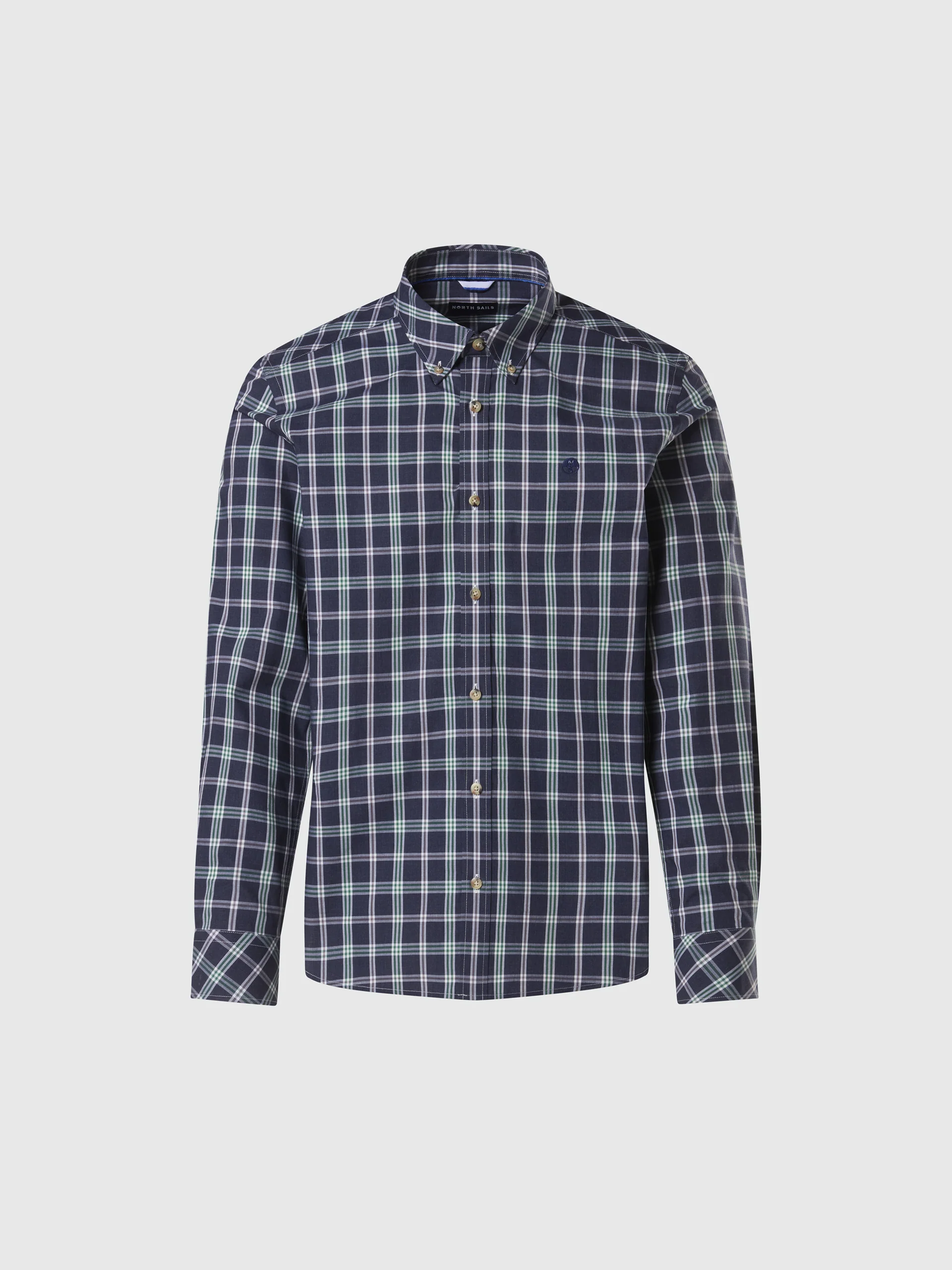 Checked poplin shirt - Image 3