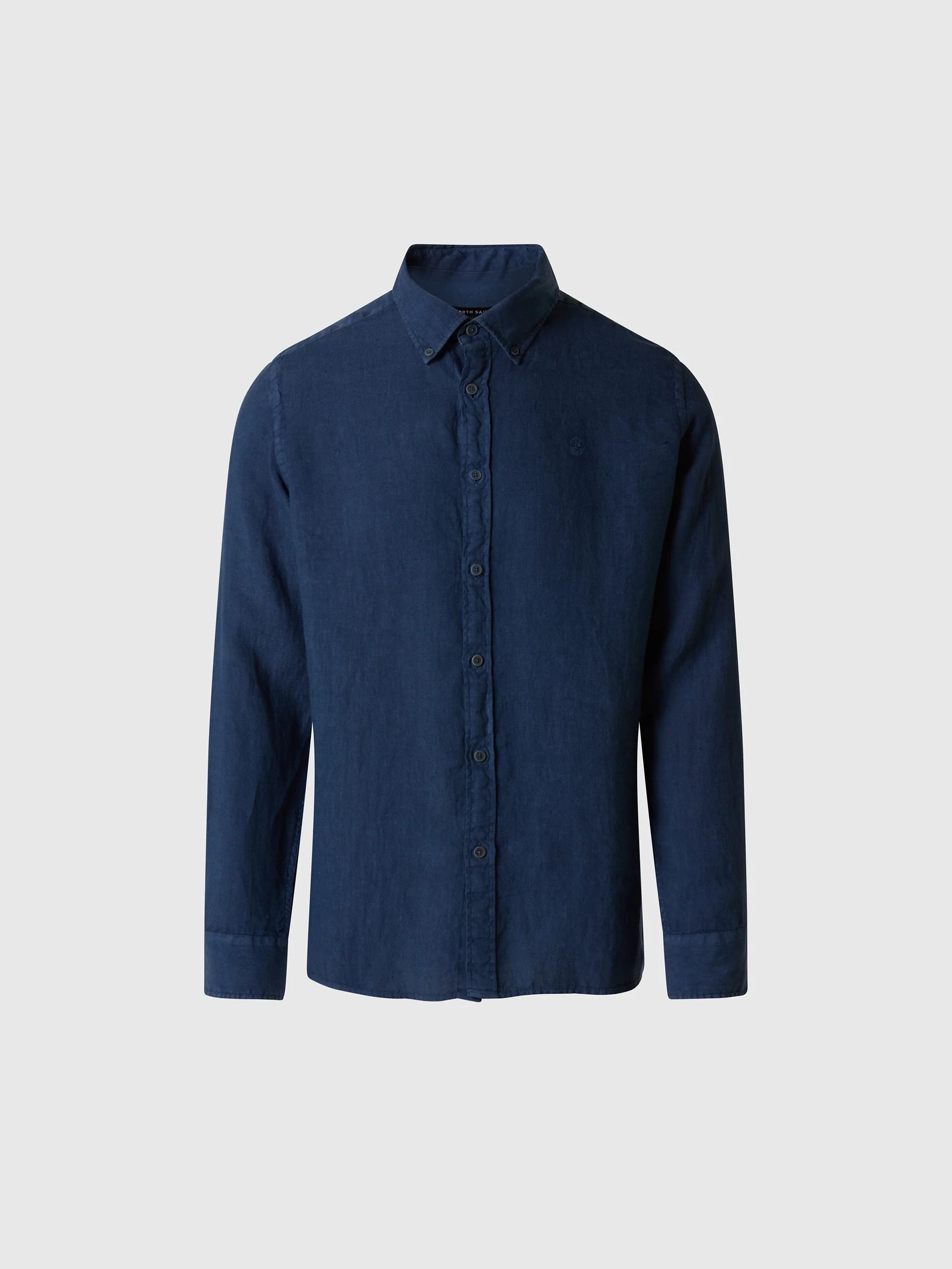 Garment-dyed linen shirt - Image 15