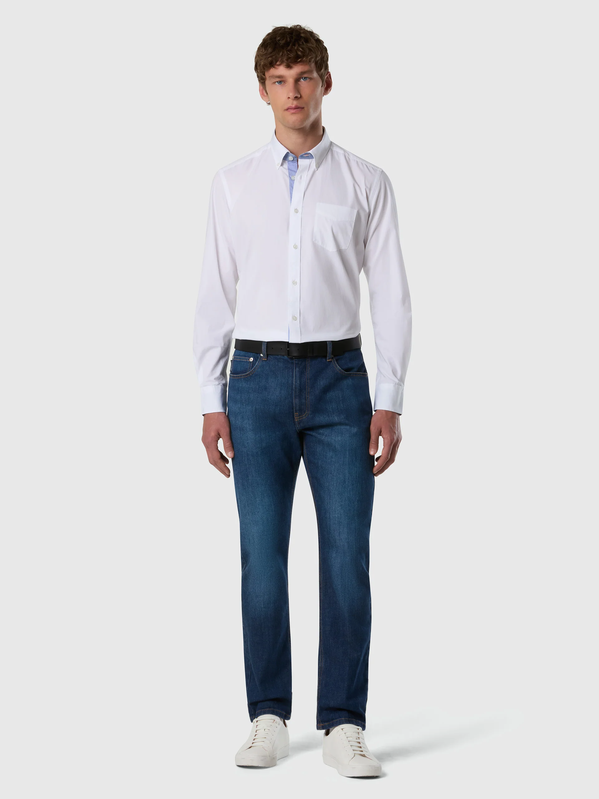 Poplin shirt with pocket - Image 5
