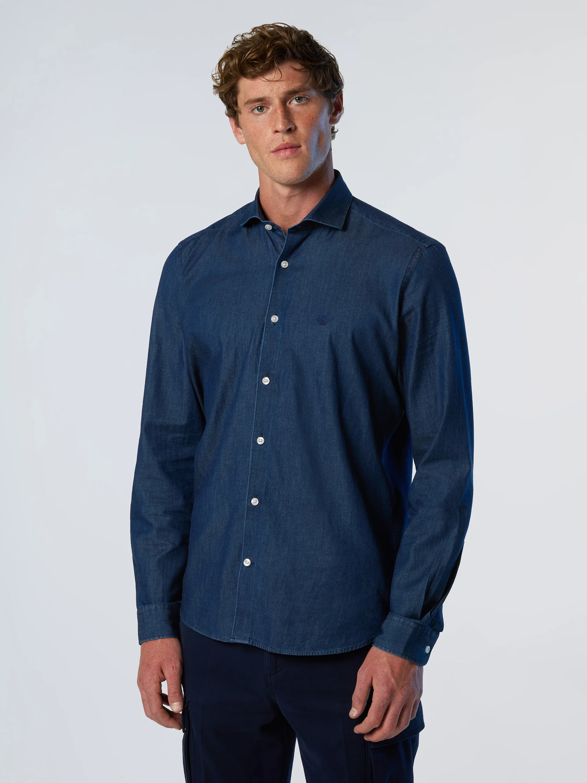 Denim twill shirt