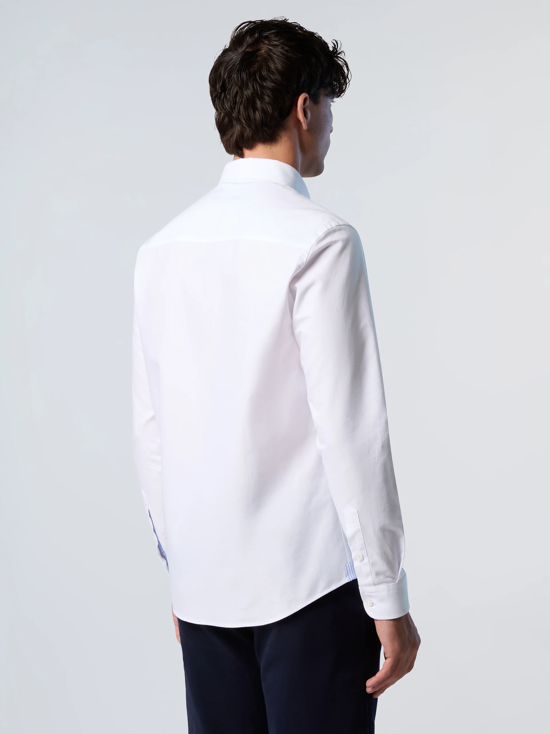Oxford shirt with embroidered logo - Image 4