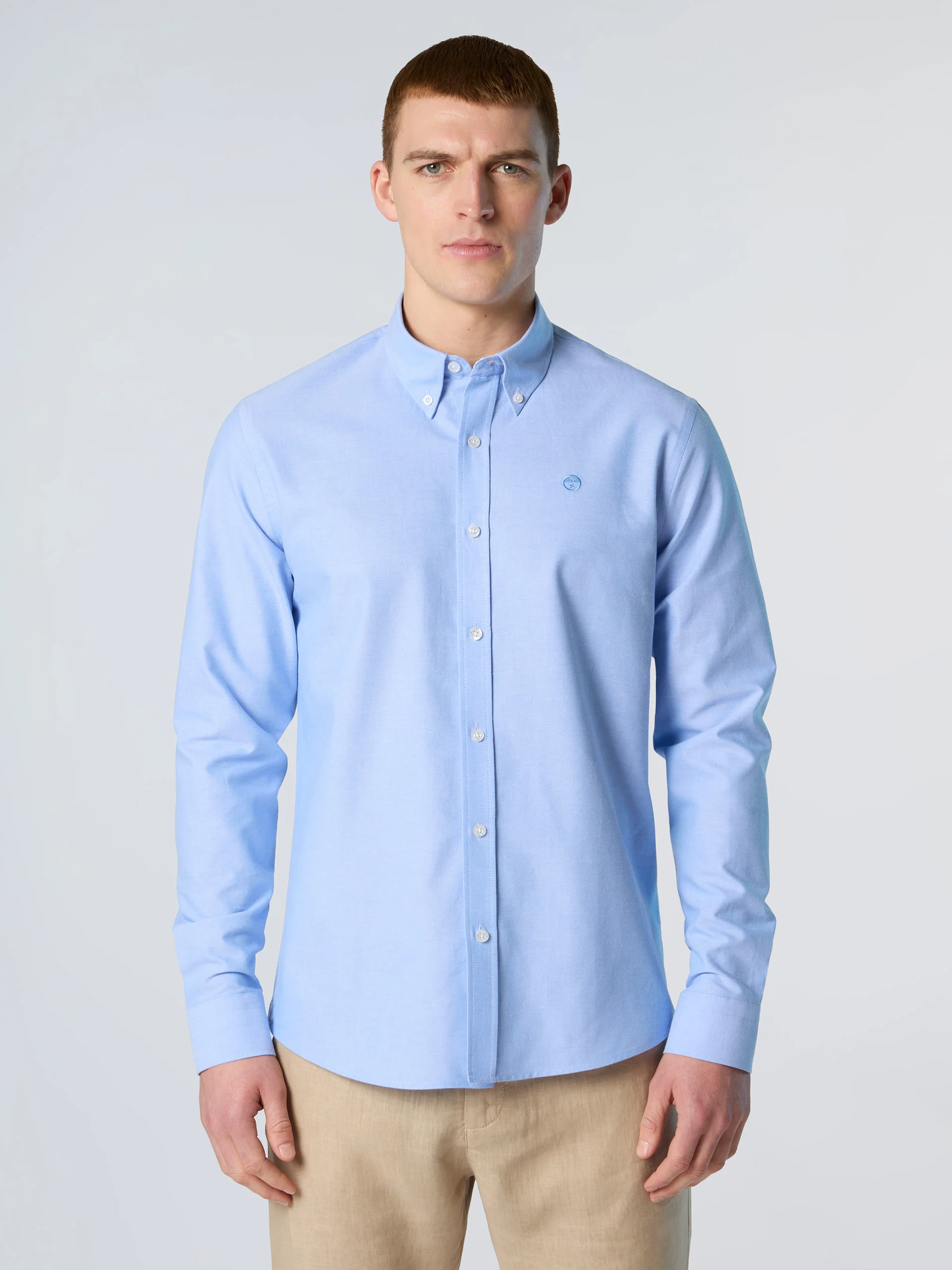 Oxford shirt with embroidered logo - Image 7