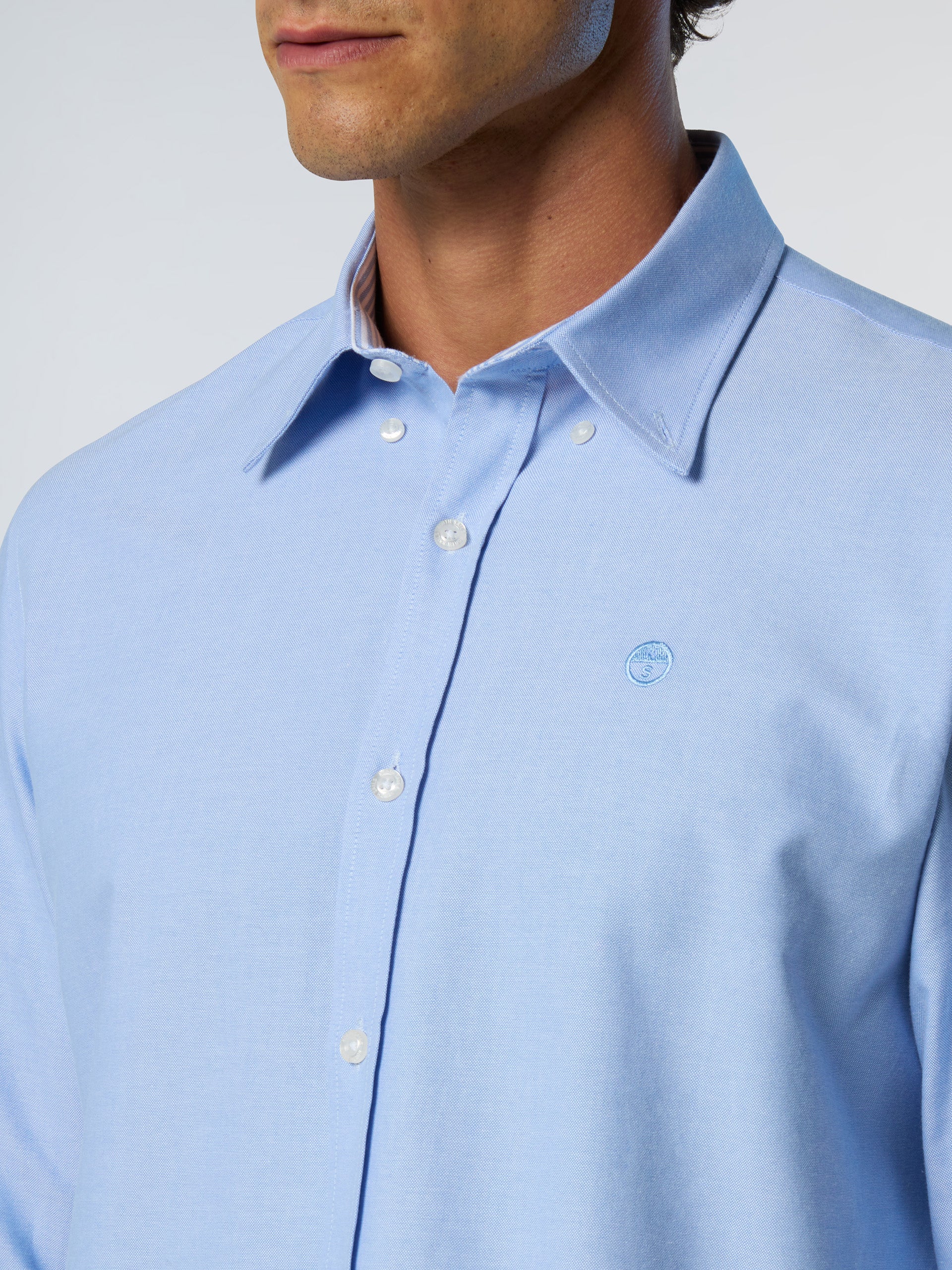 Oxford shirt with embroidered logo - Image 12