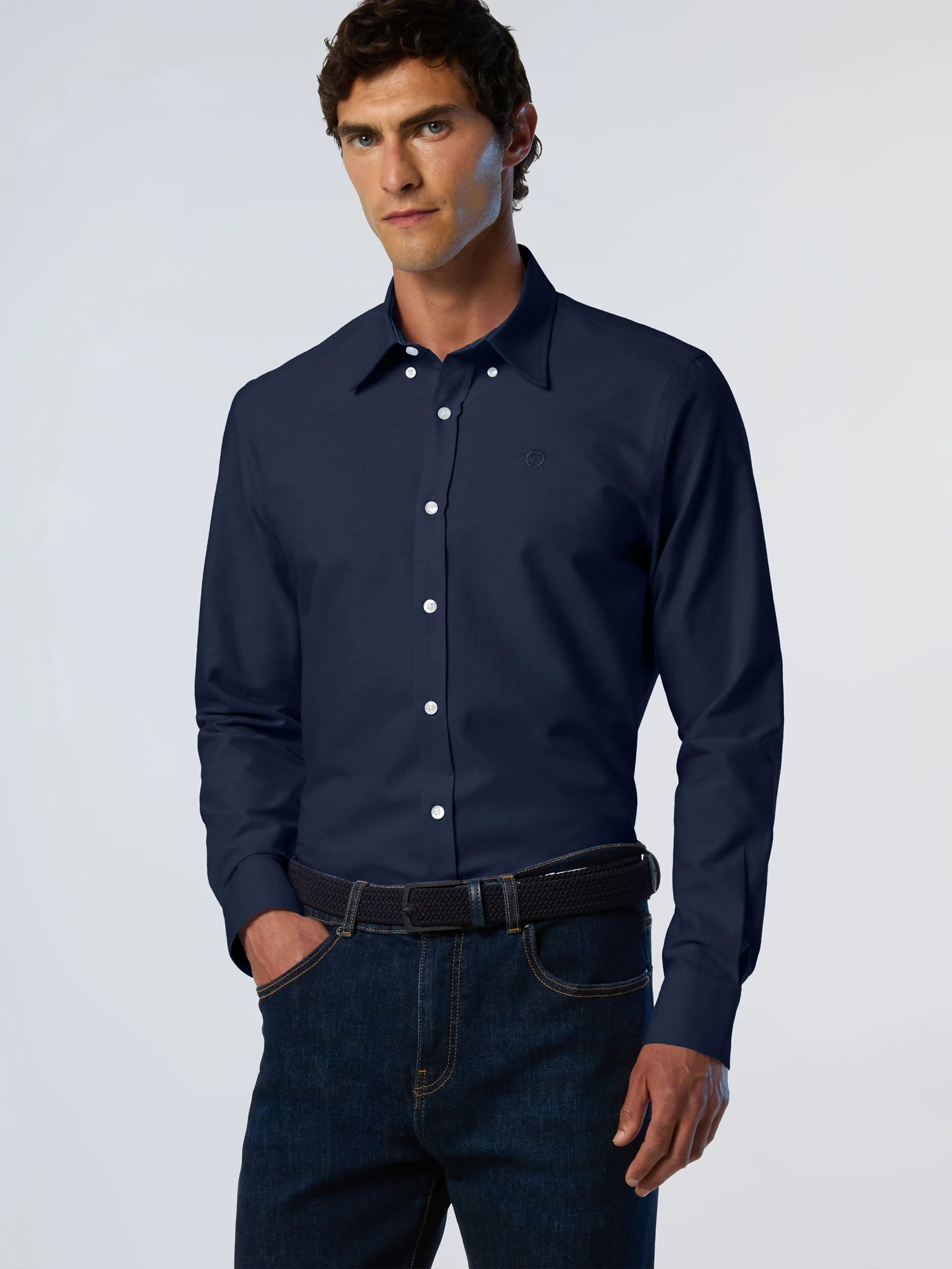 Oxford shirt with embroidered logo - Image 15