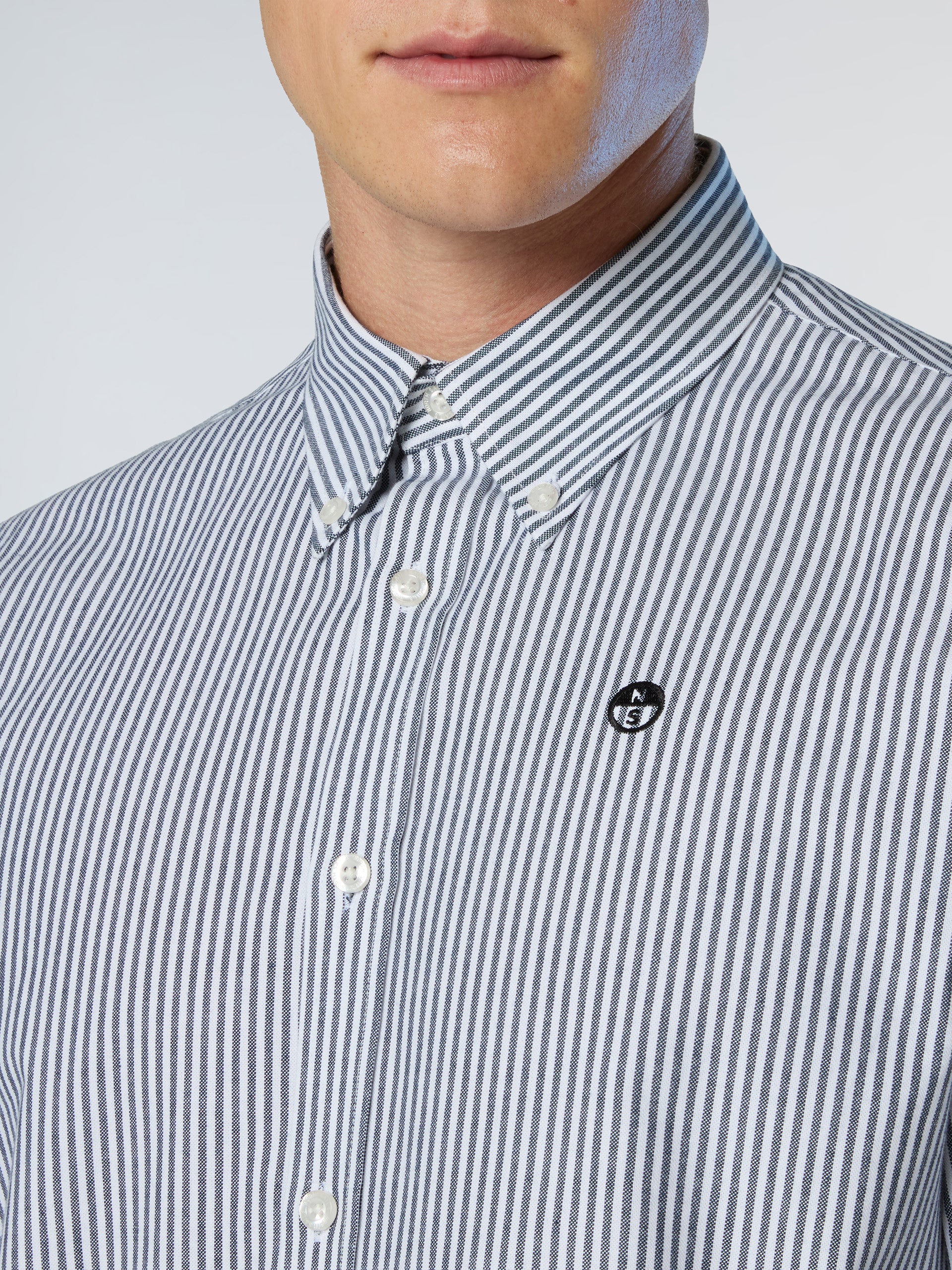 Striped Oxford shirt - Image 12
