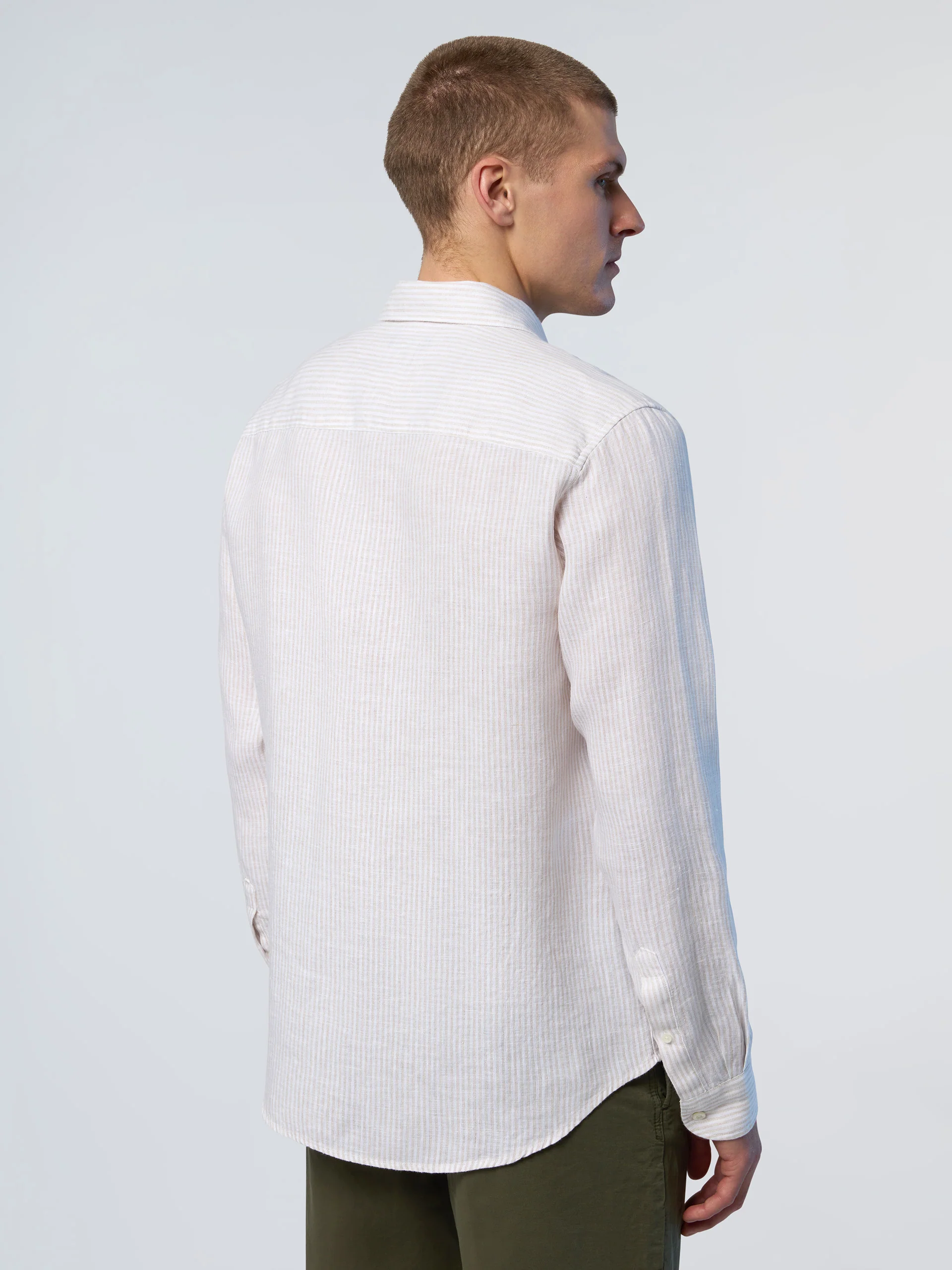 Striped linen shirt - Image 10