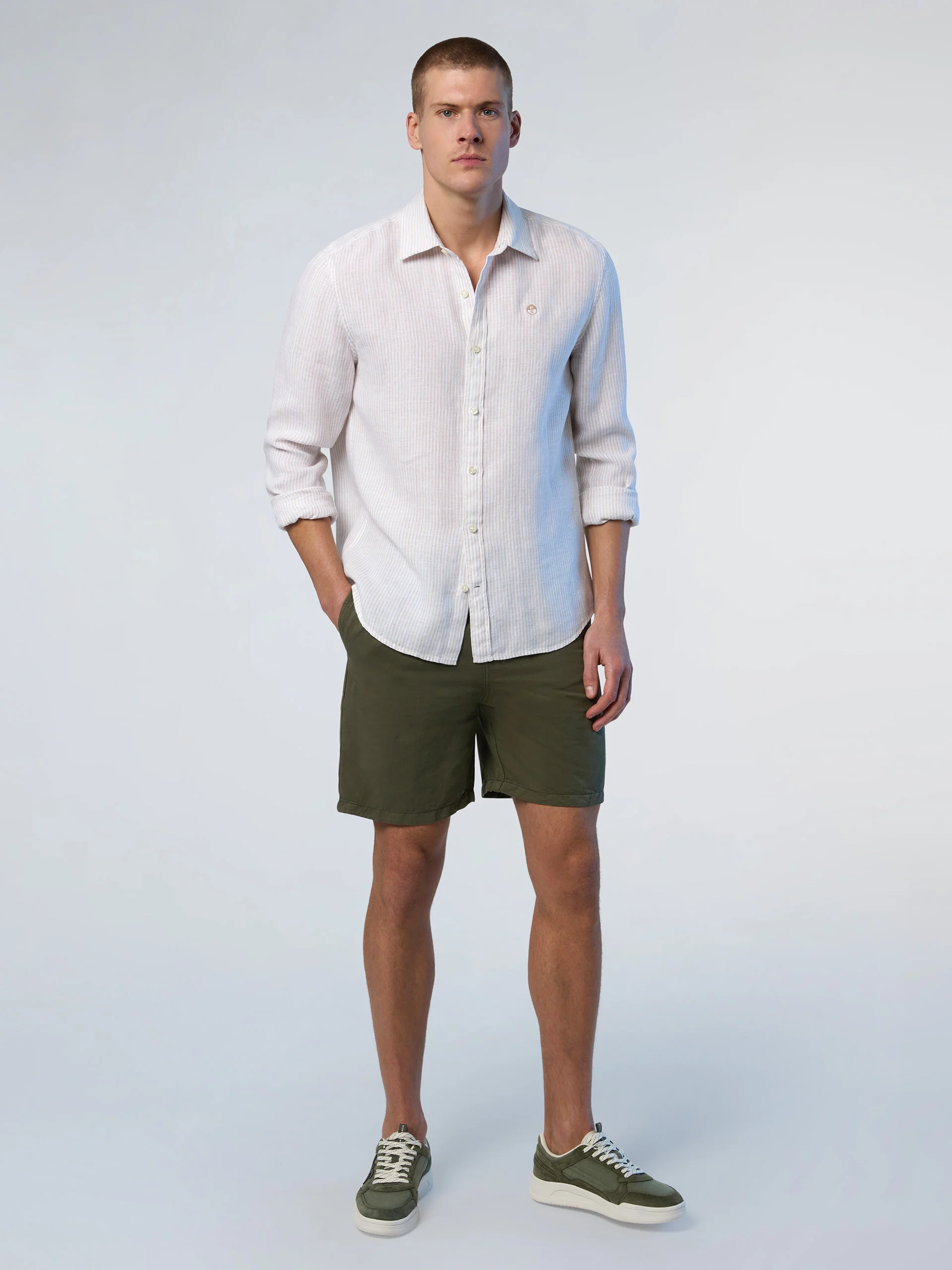 Striped linen shirt - Image 11