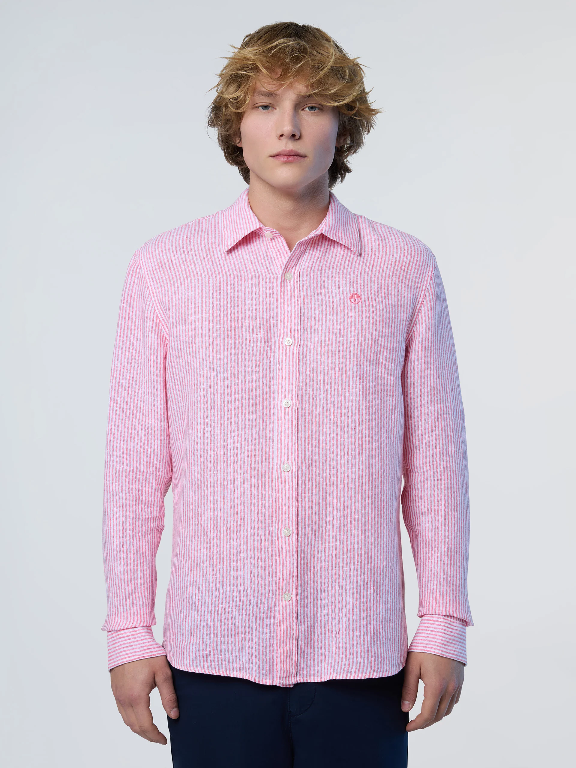 Striped linen shirt - Image 13
