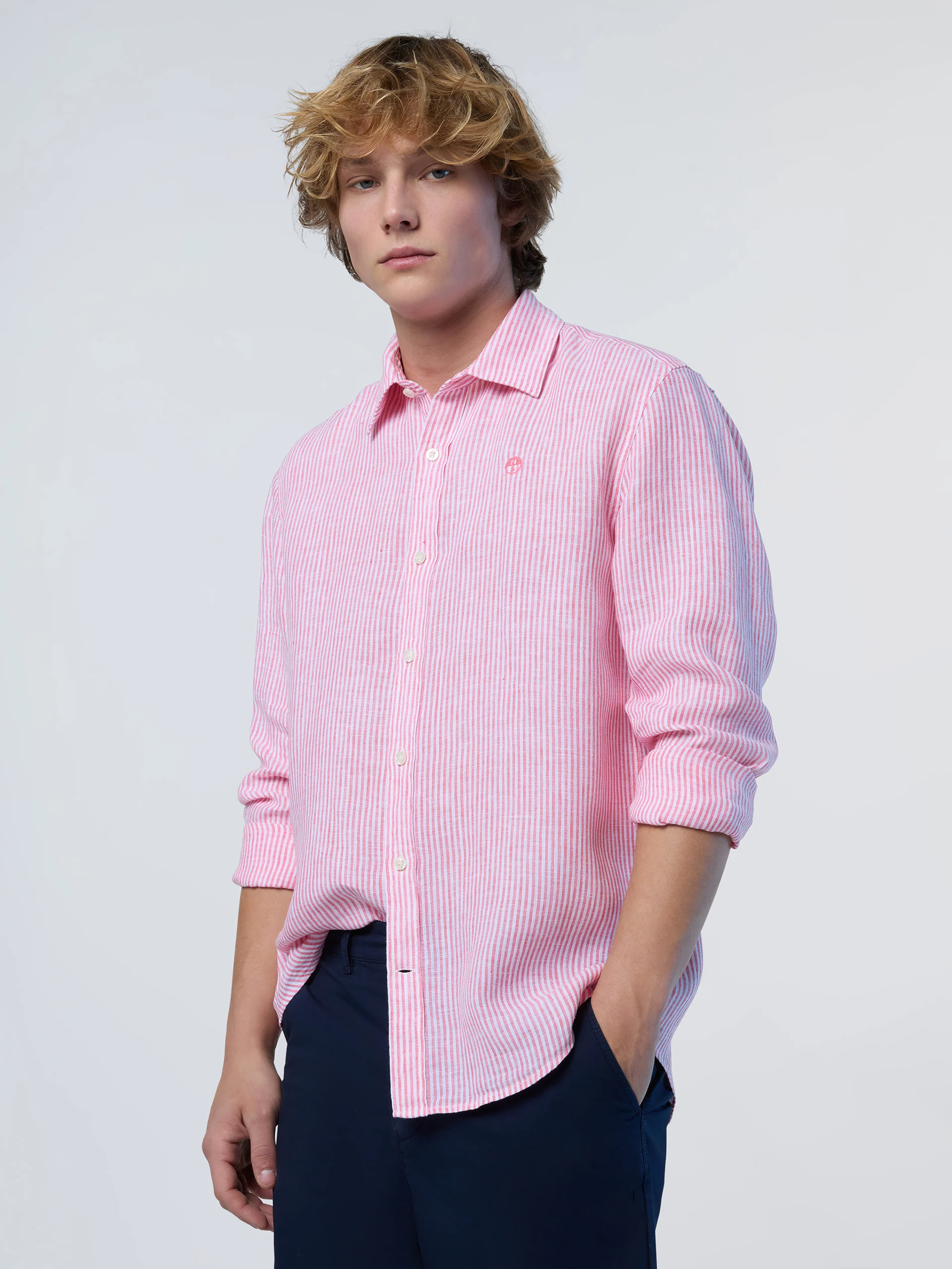Striped linen shirt - Image 14