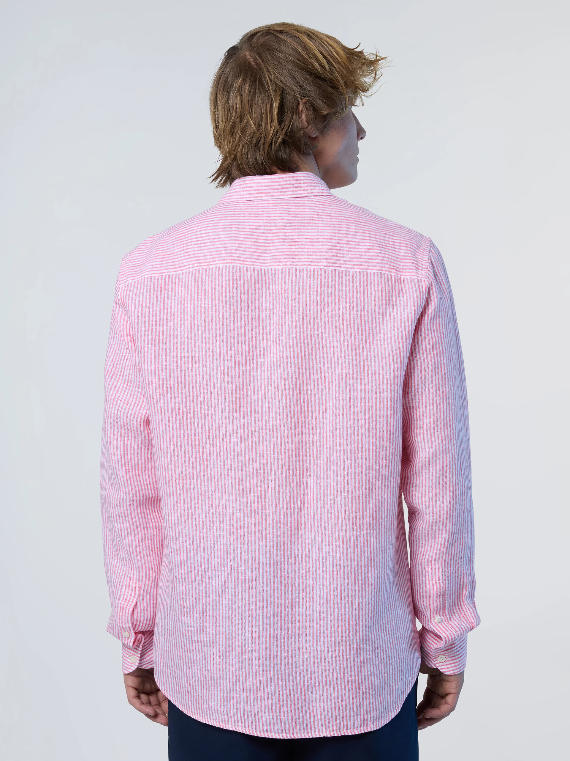 Striped linen shirt - Image 16