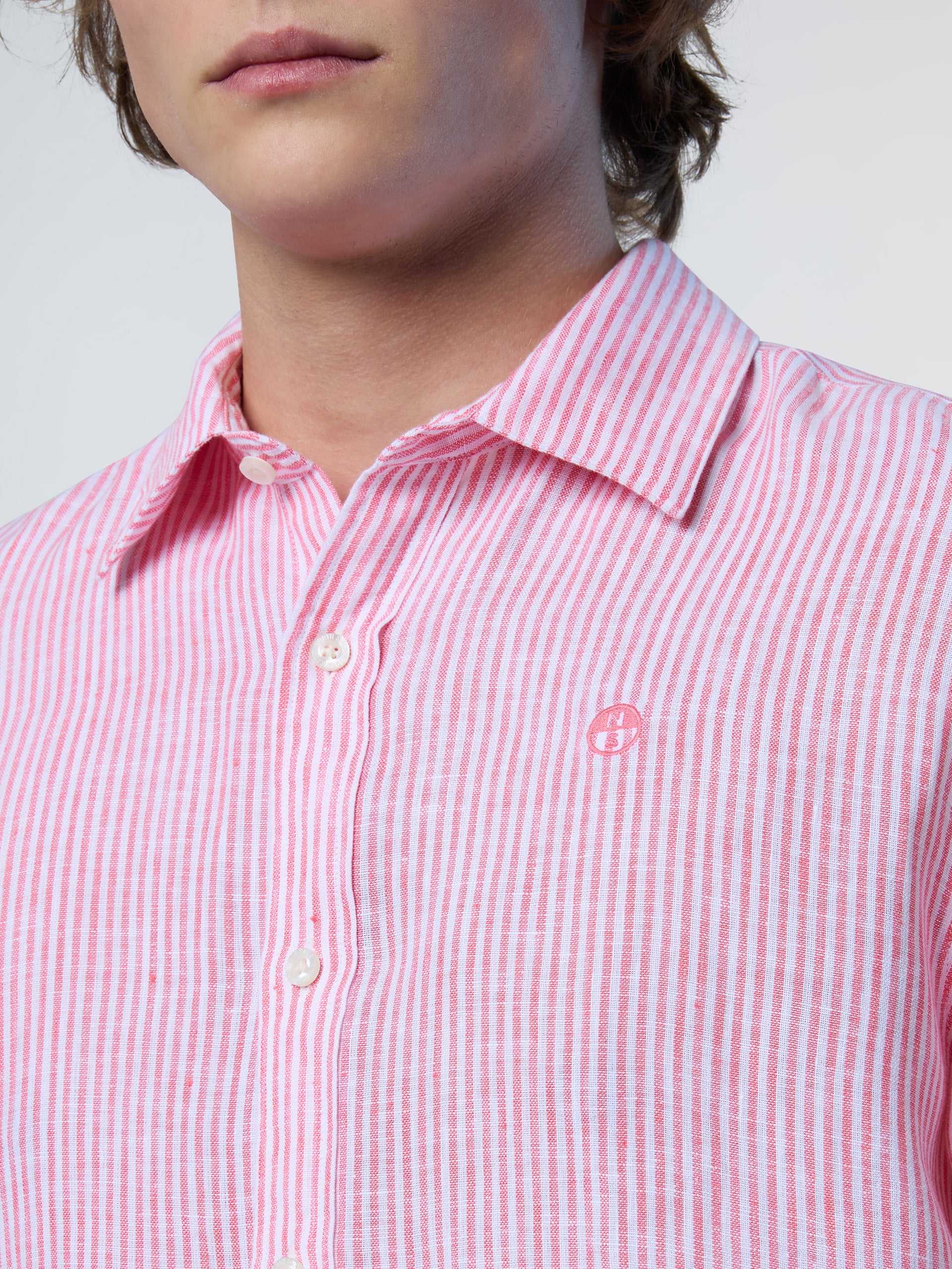 Striped linen shirt - Image 18
