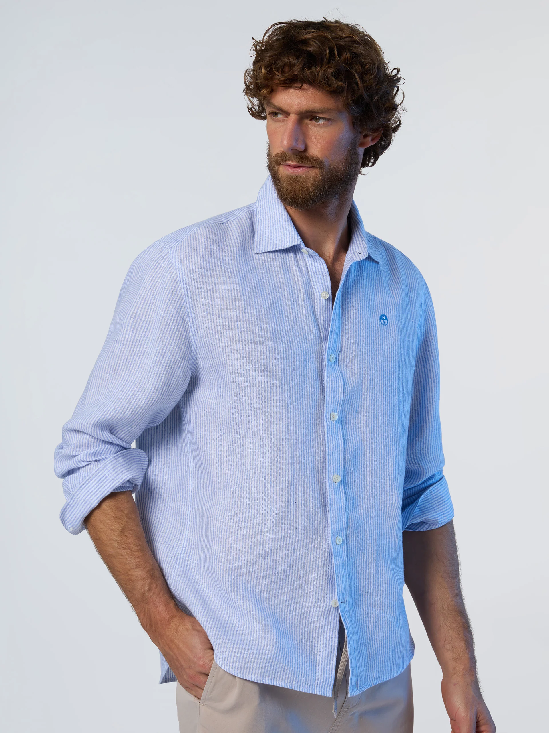 Striped linen shirt - Image 2