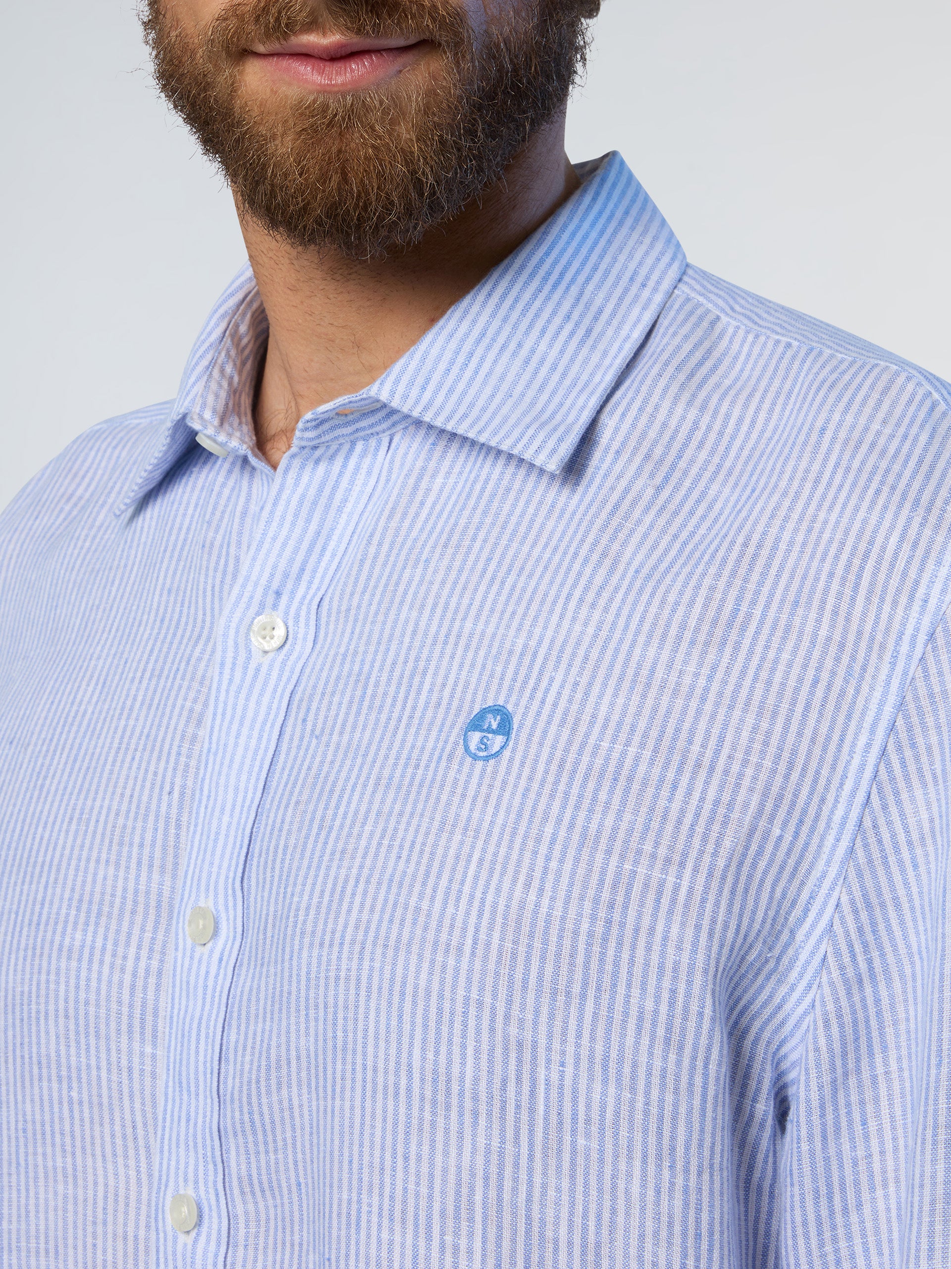 Striped linen shirt - Image 6