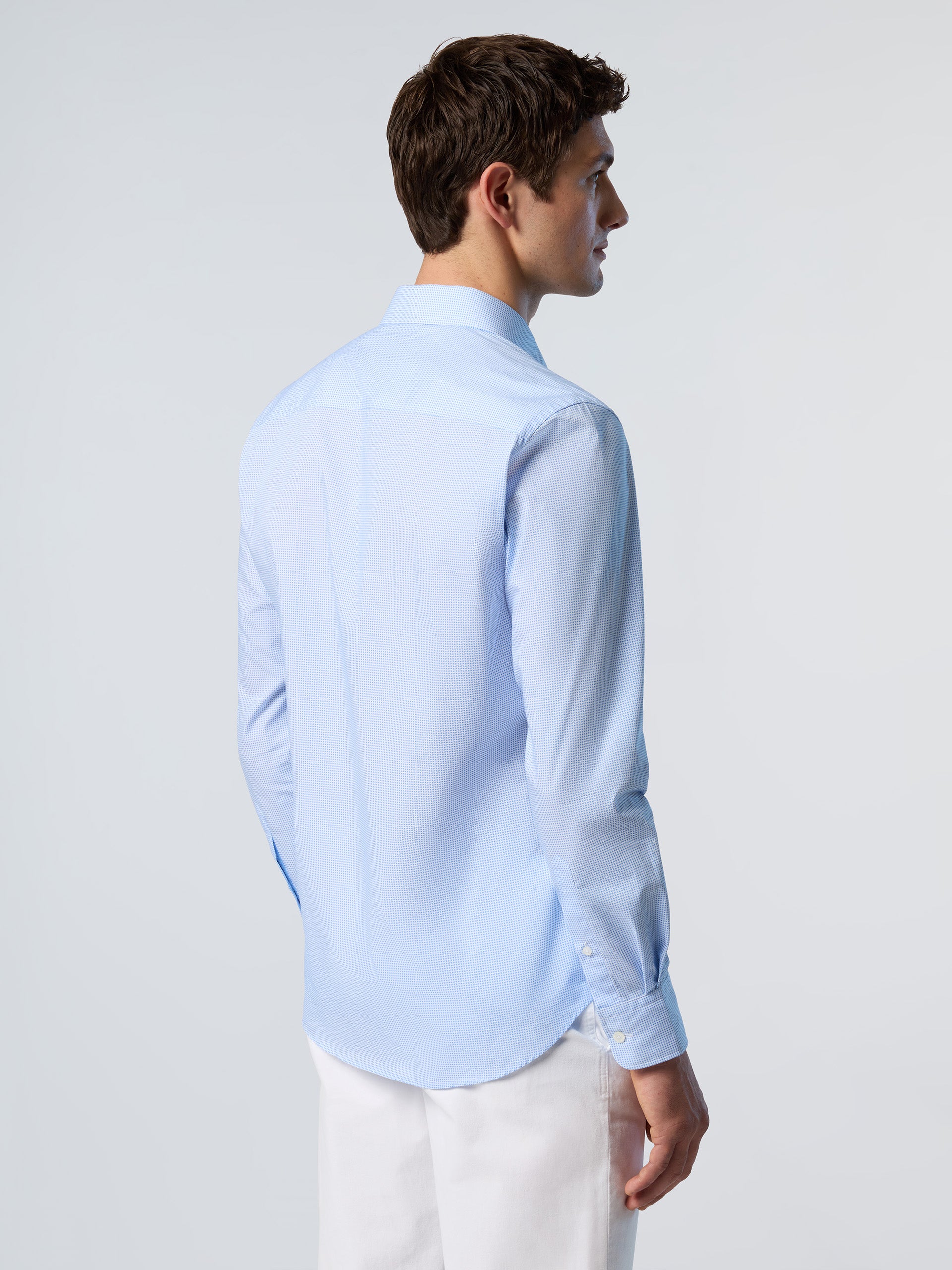 Patterned poplin shirt - Image 10