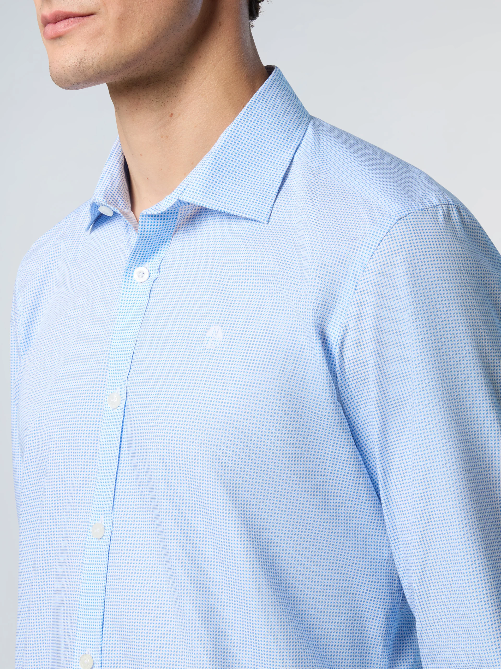 Patterned poplin shirt - Image 12