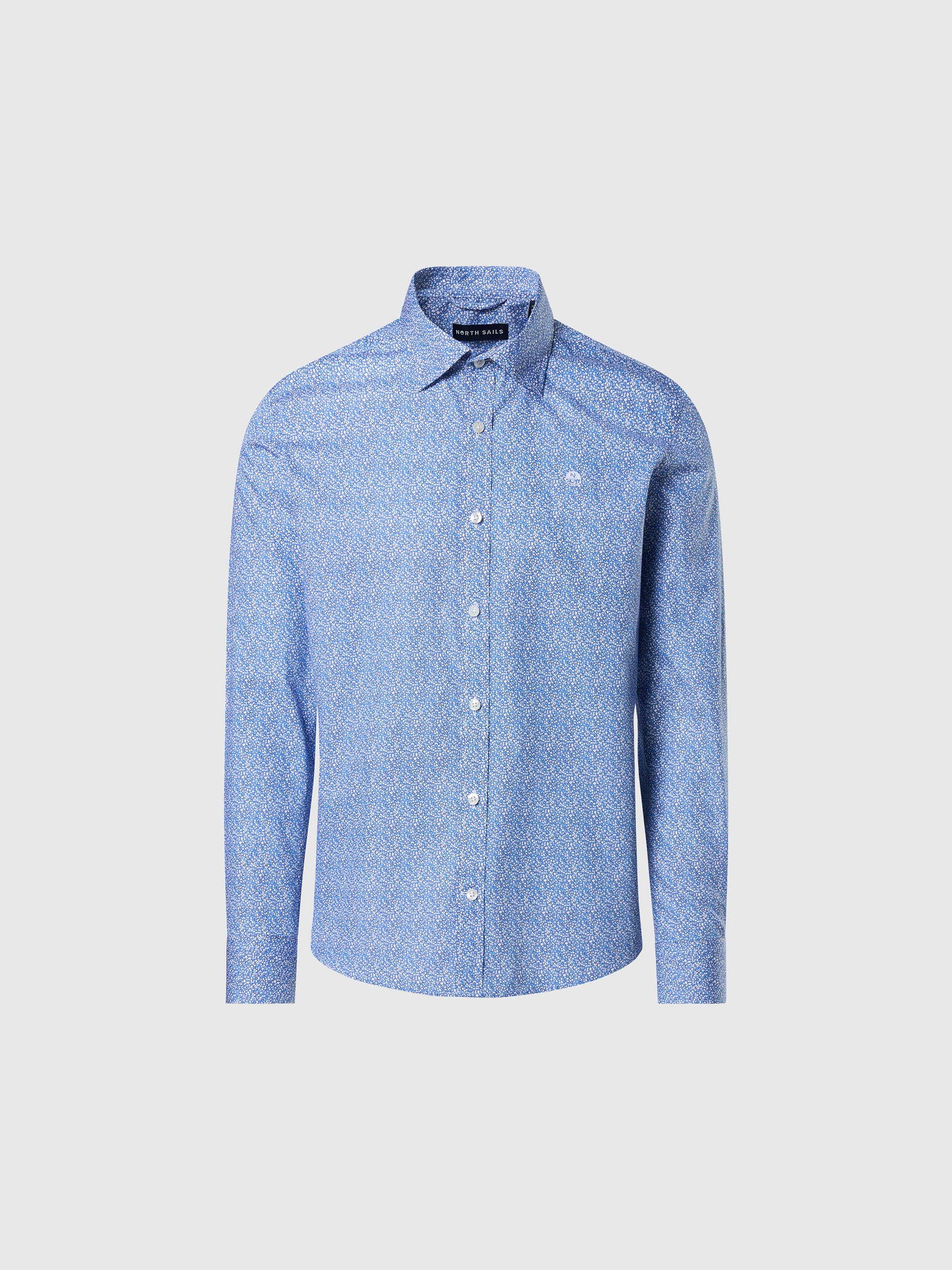 Patterned poplin shirt - Image 3