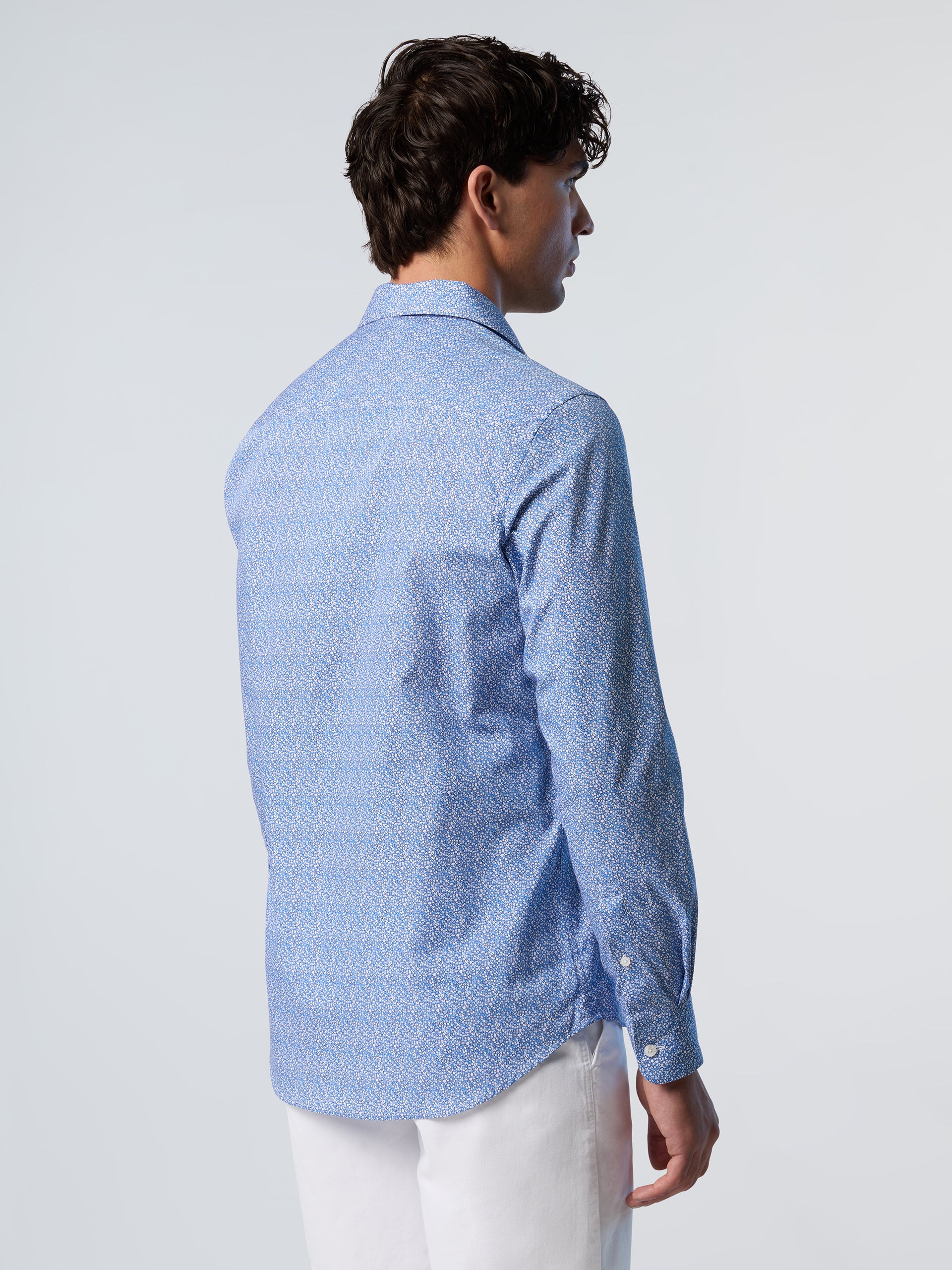 Patterned poplin shirt - Image 4
