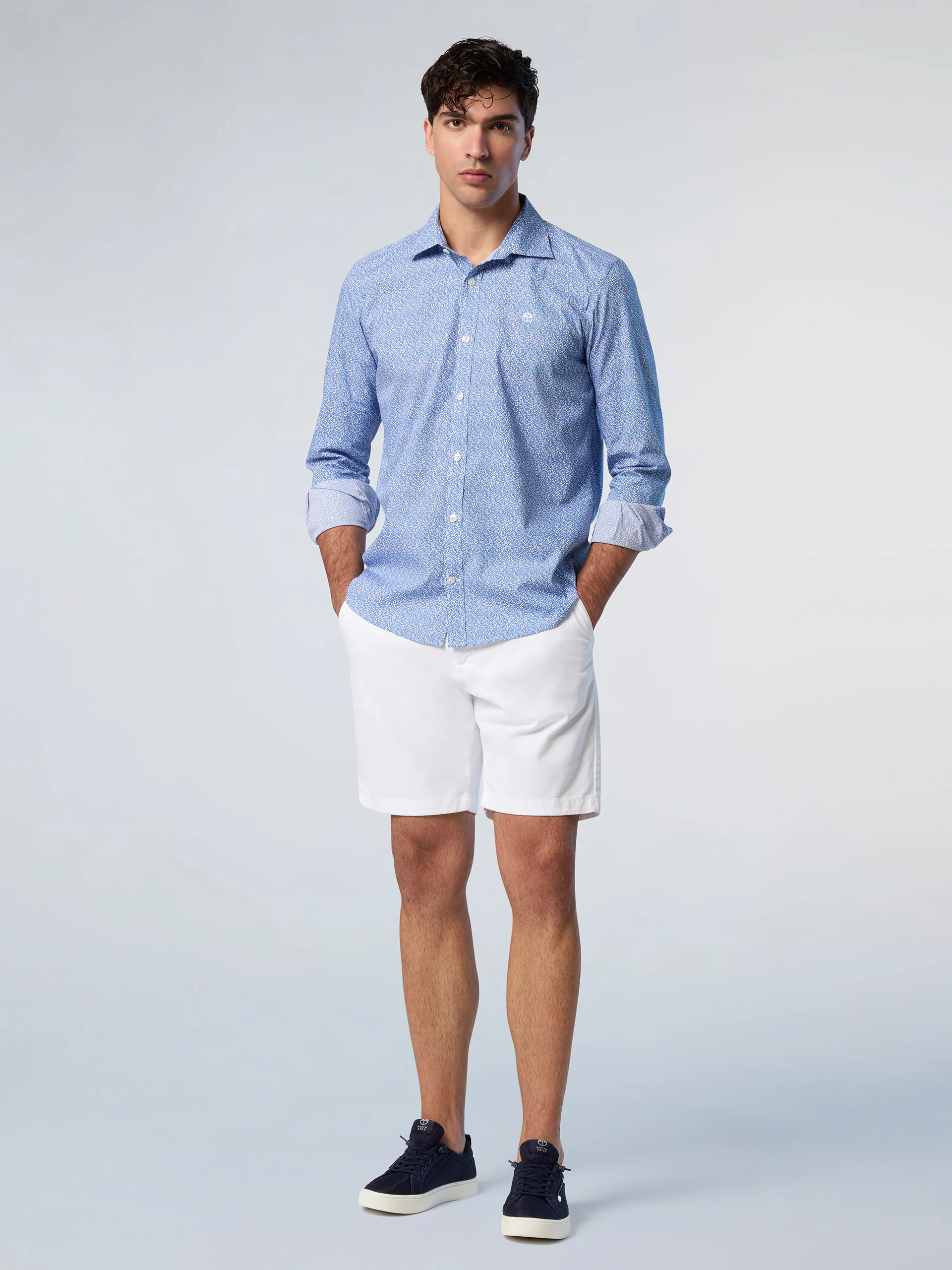 Patterned poplin shirt - Image 5