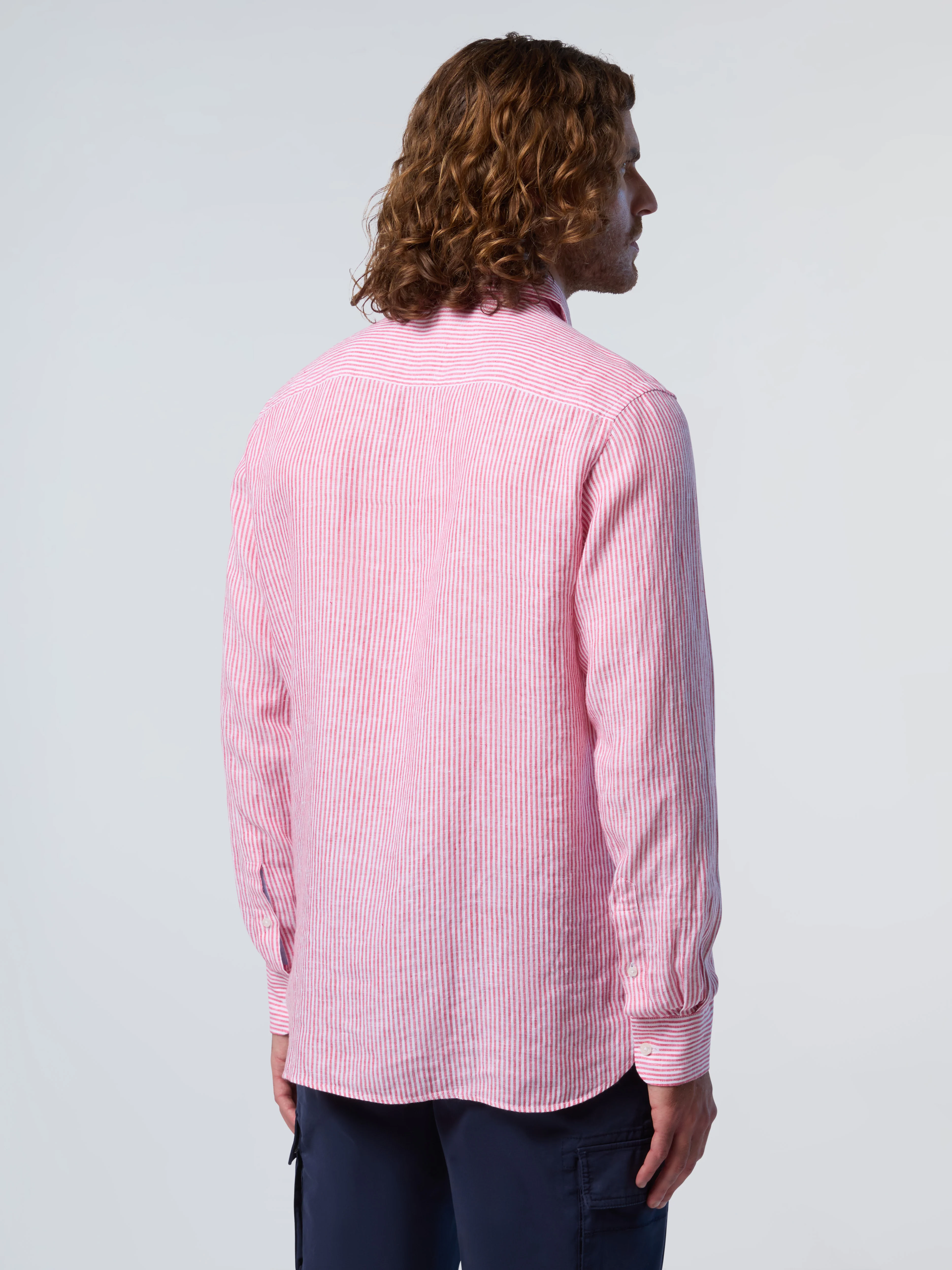Classic stripe linen shirt - Image 10