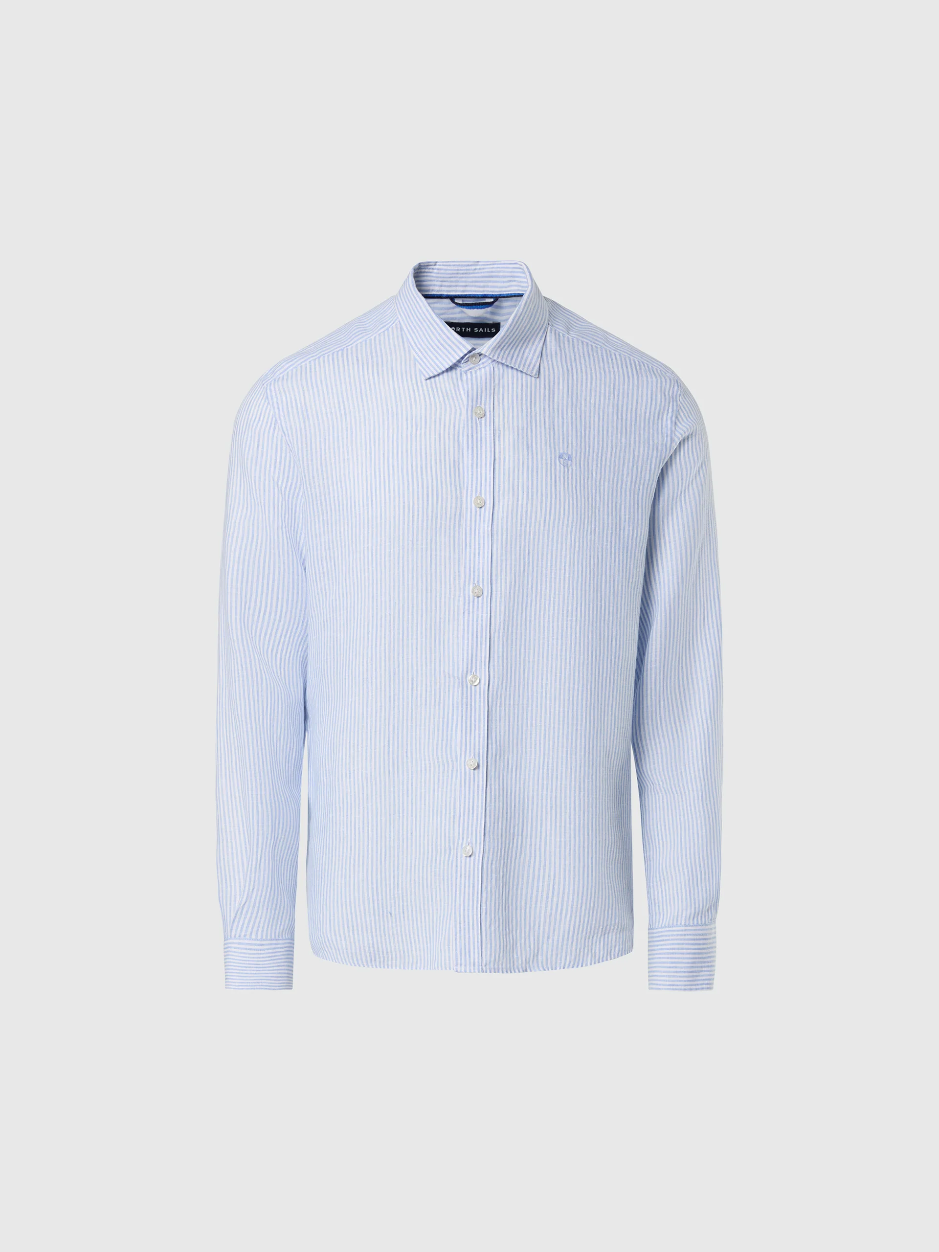 Classic stripe linen shirt - Image 3