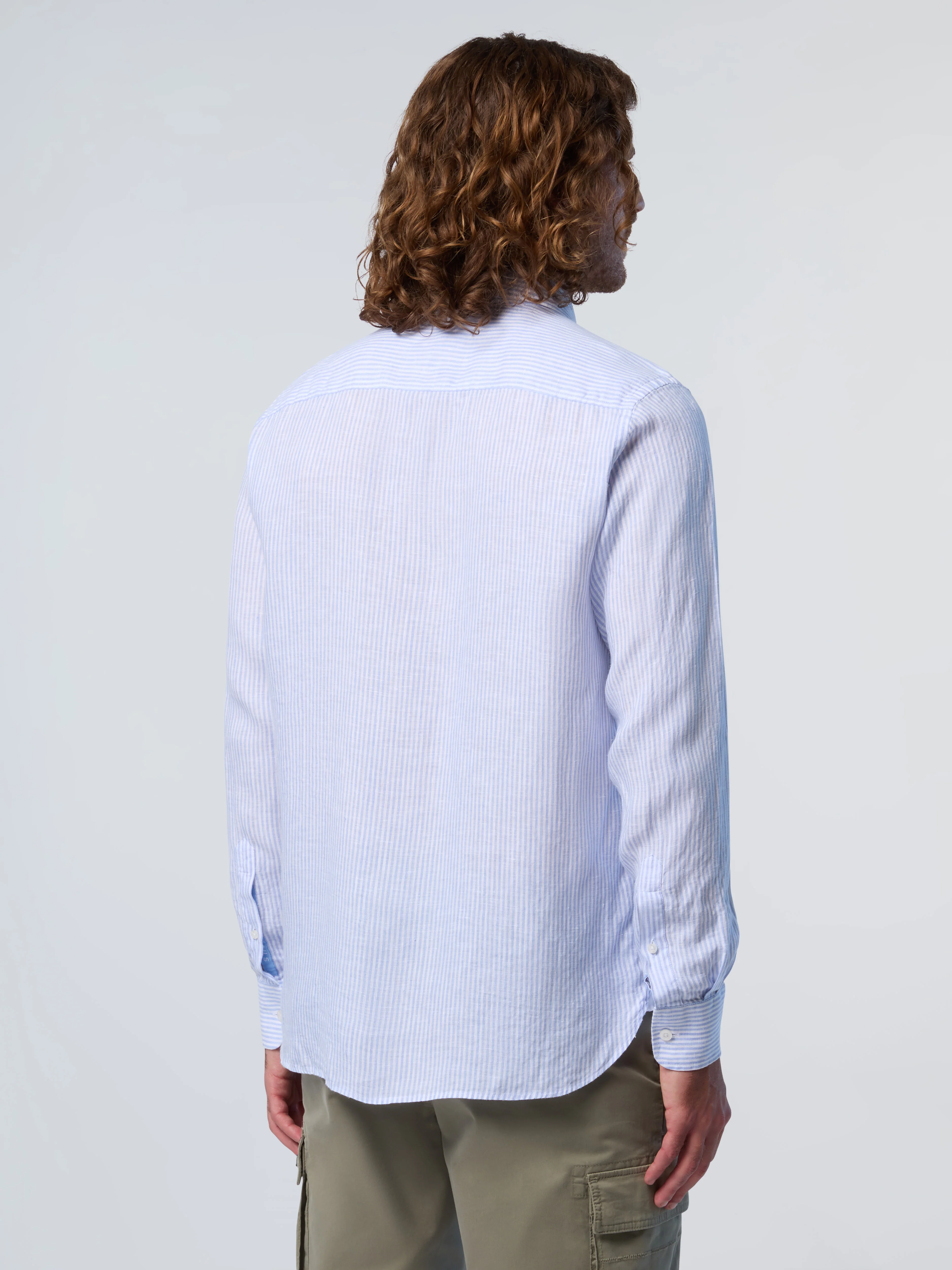 Classic stripe linen shirt - Image 4