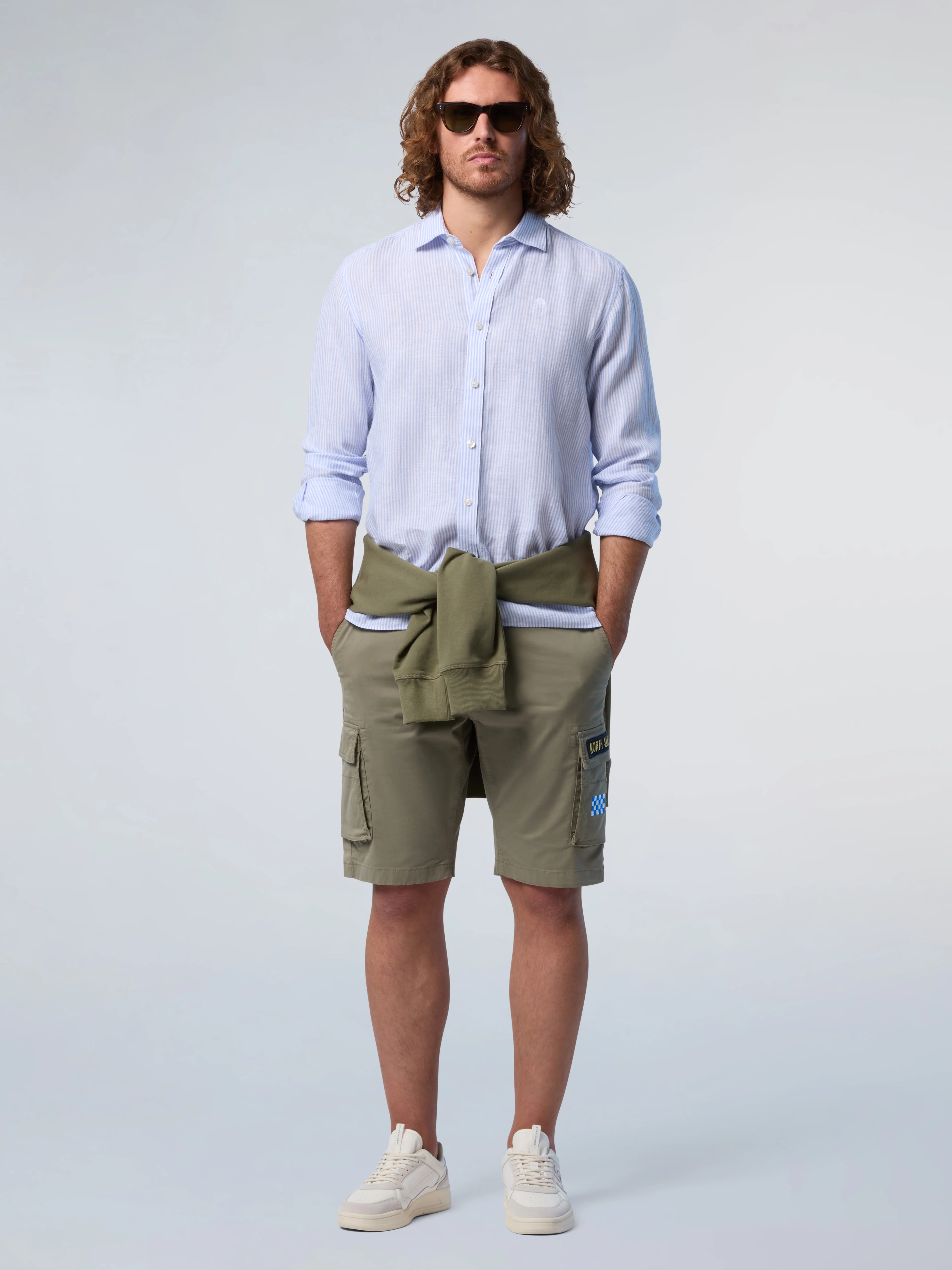 Classic stripe linen shirt - Image 5