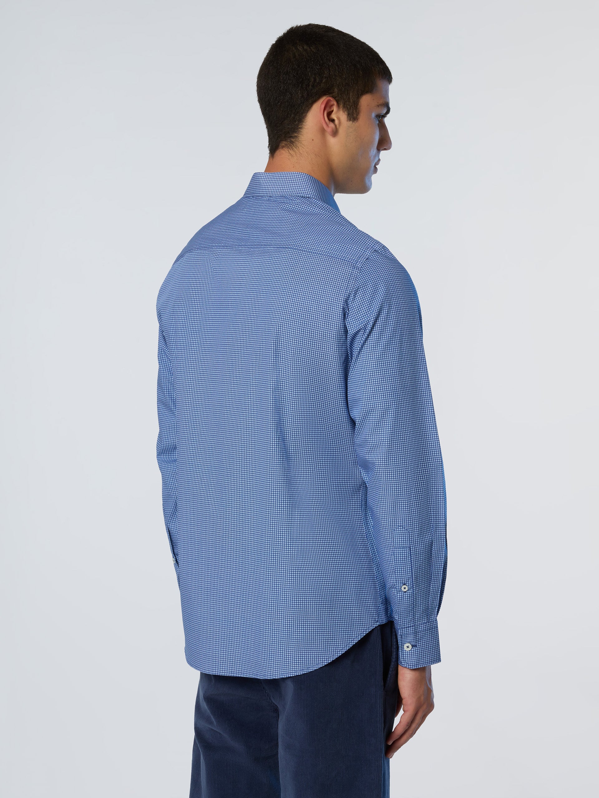 Patterned poplin shirt - Image 10