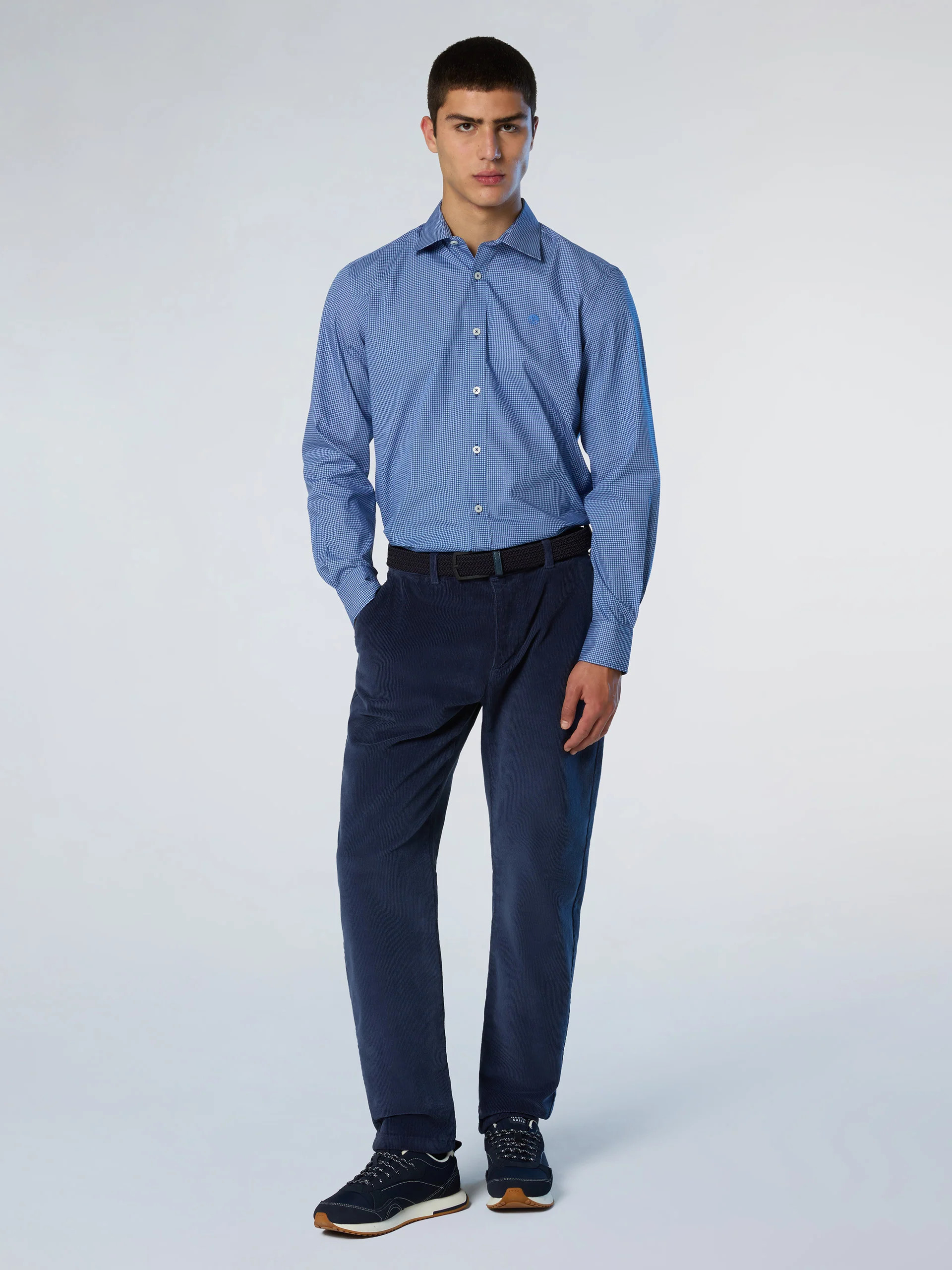 Patterned poplin shirt - Image 11