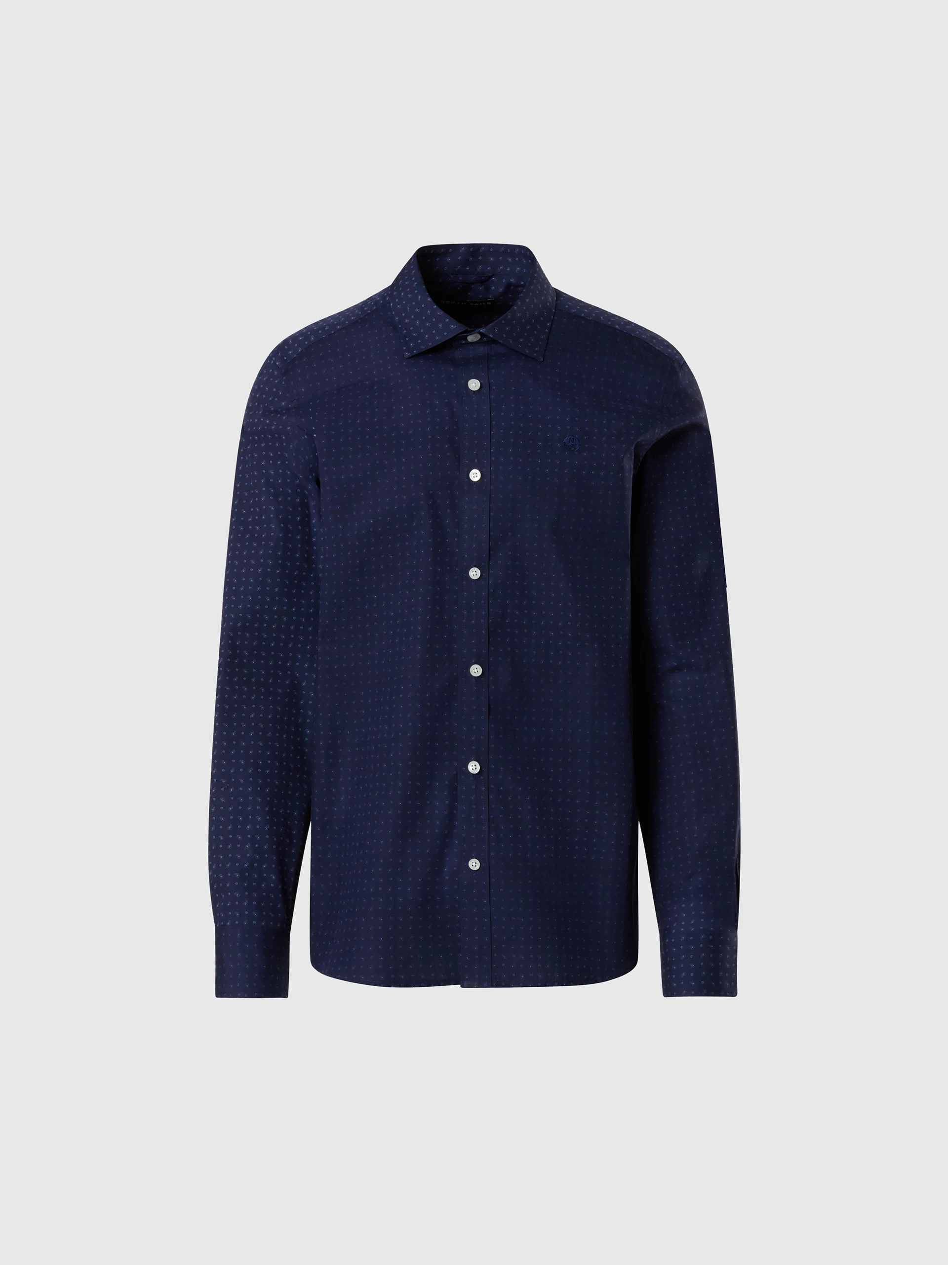 Patterned poplin shirt - Image 15