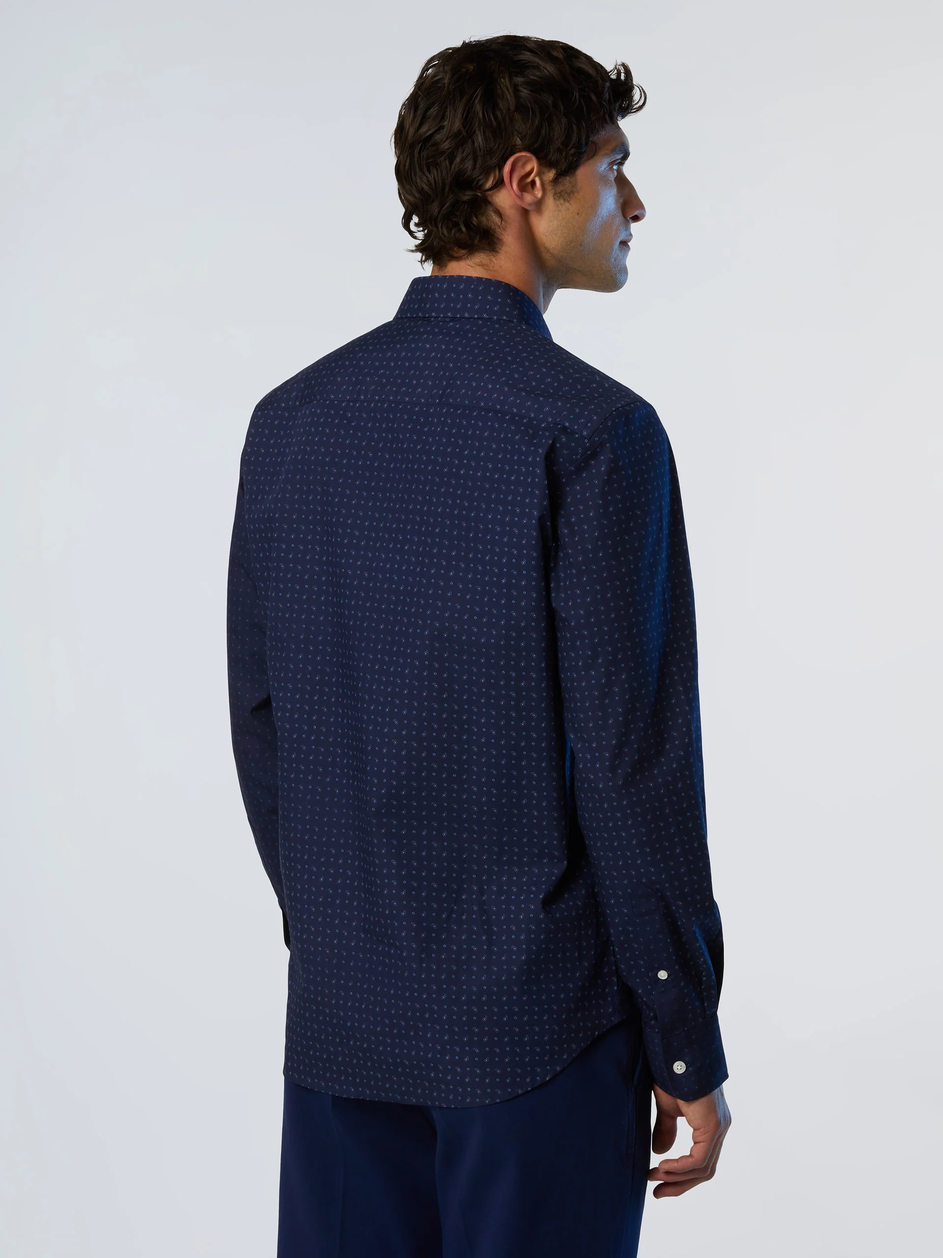 Patterned poplin shirt - Image 16