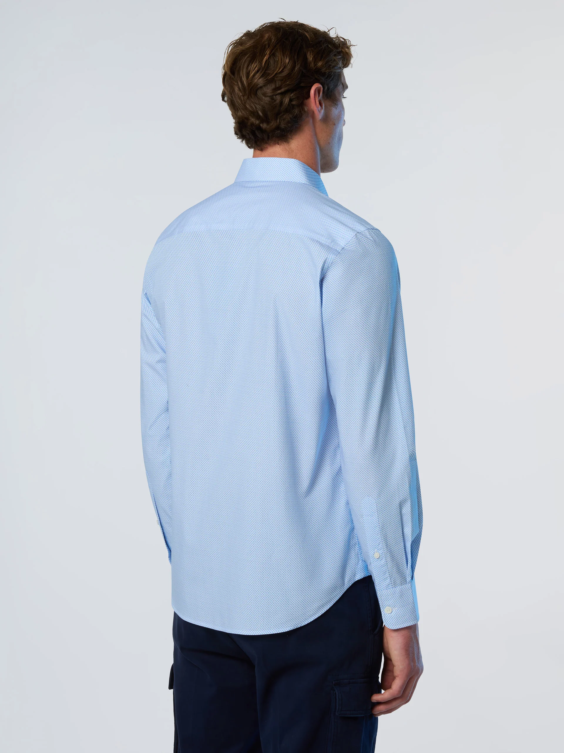 Patterned poplin shirt - Image 4