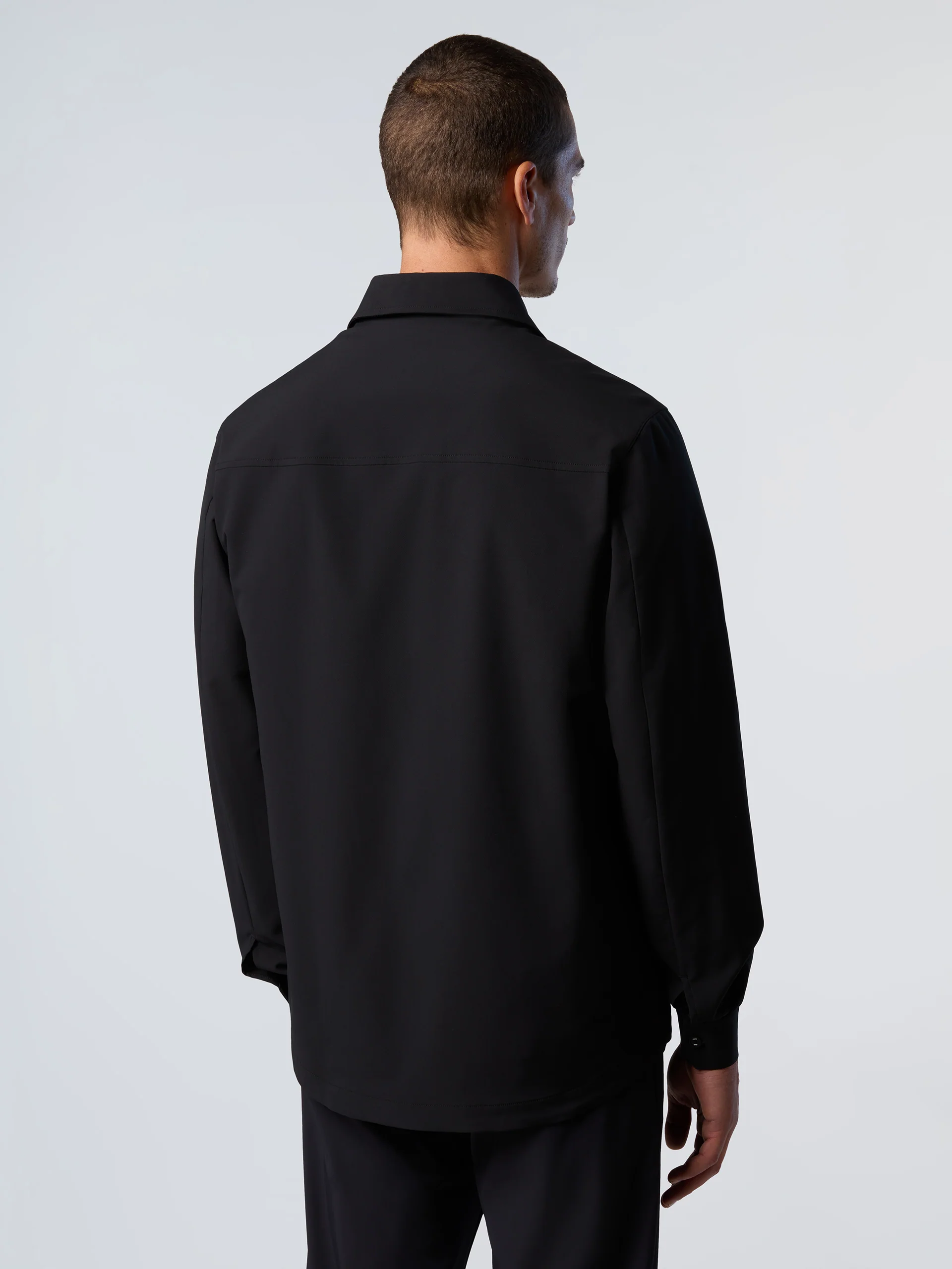 Tech piqué overshirt - Image 5