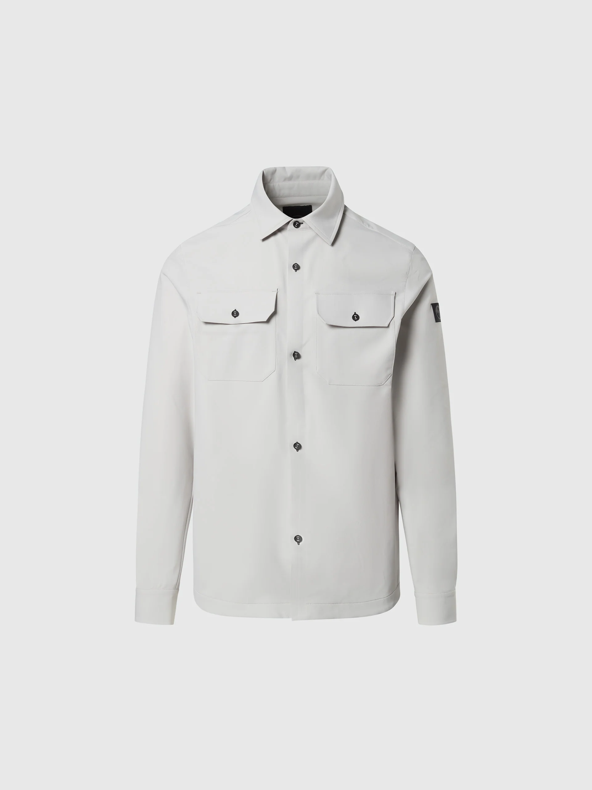 Tech piqué overshirt - Image 7