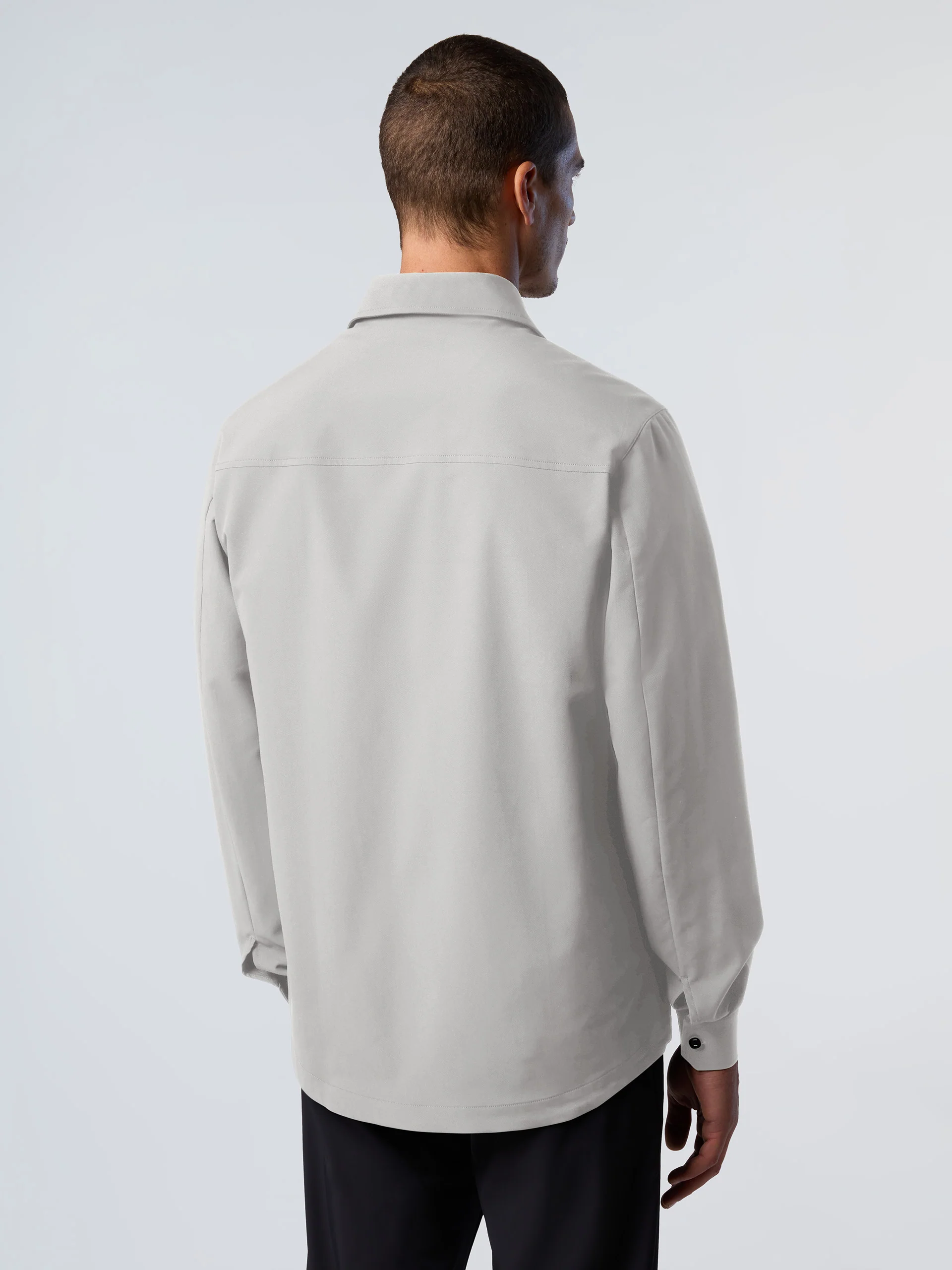 Tech piqué overshirt - Image 8