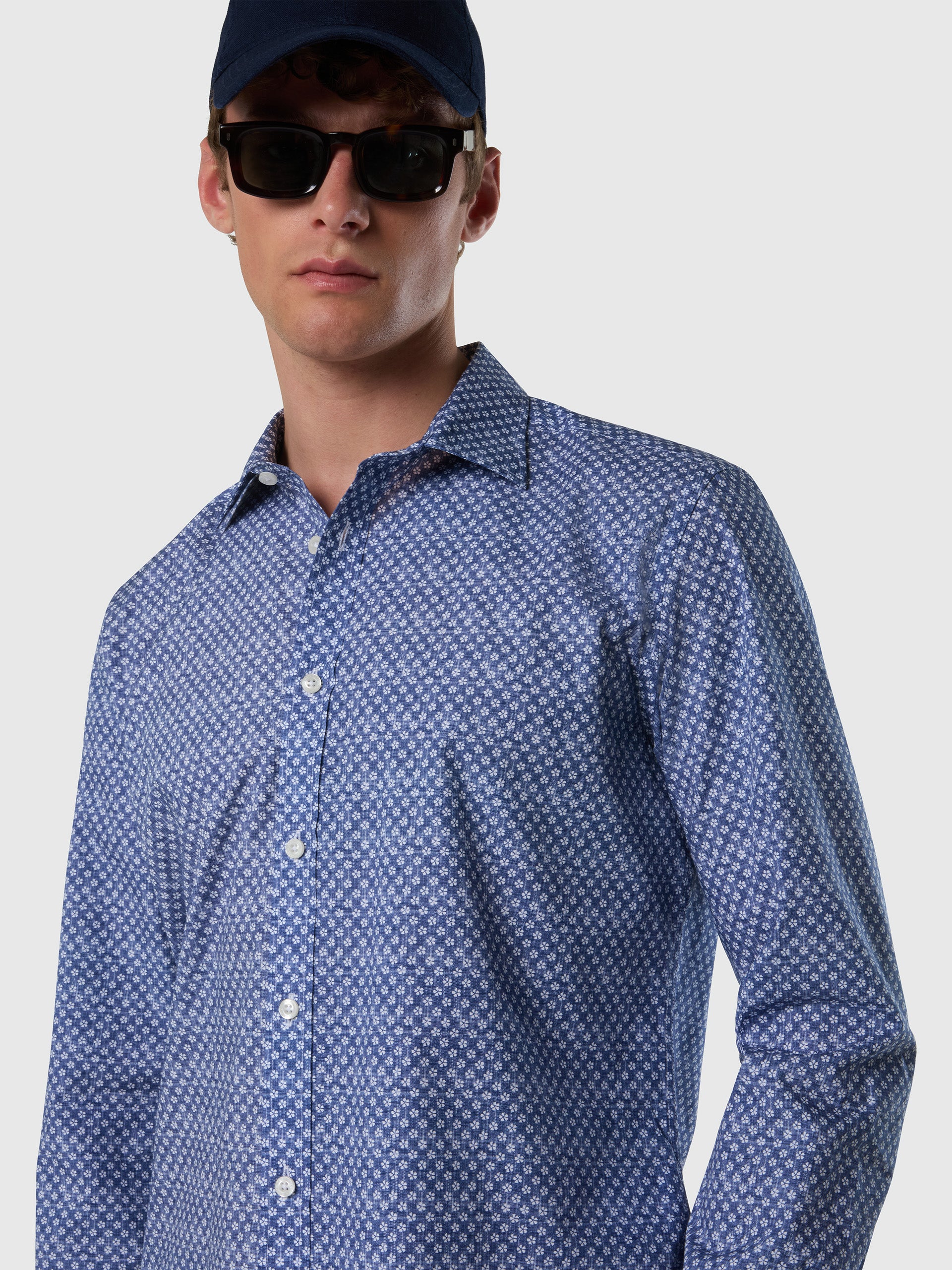 Patterned poplin shirt - Image 2