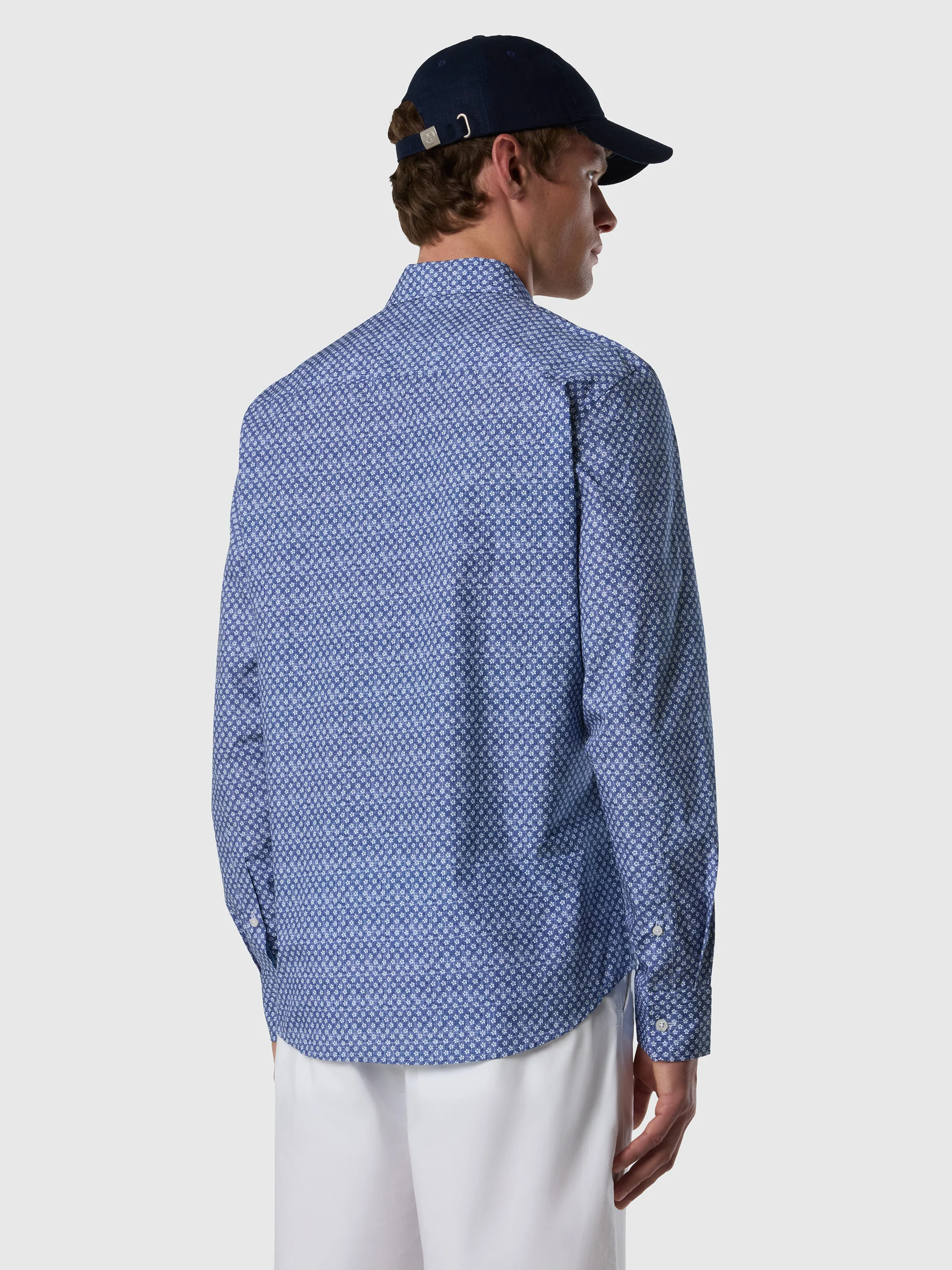Patterned poplin shirt - Image 4