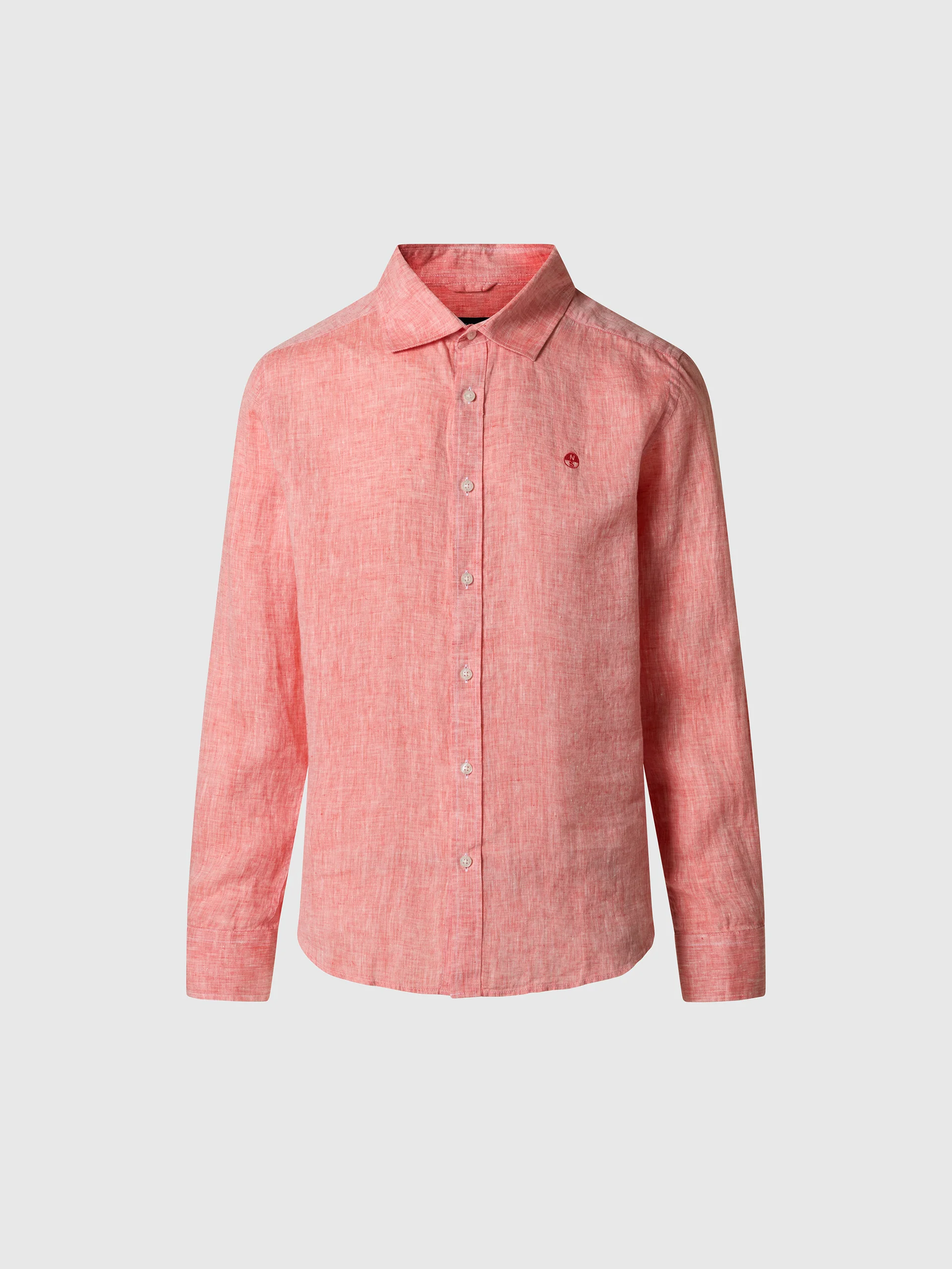 Long-sleeved linen shirt - Image 26