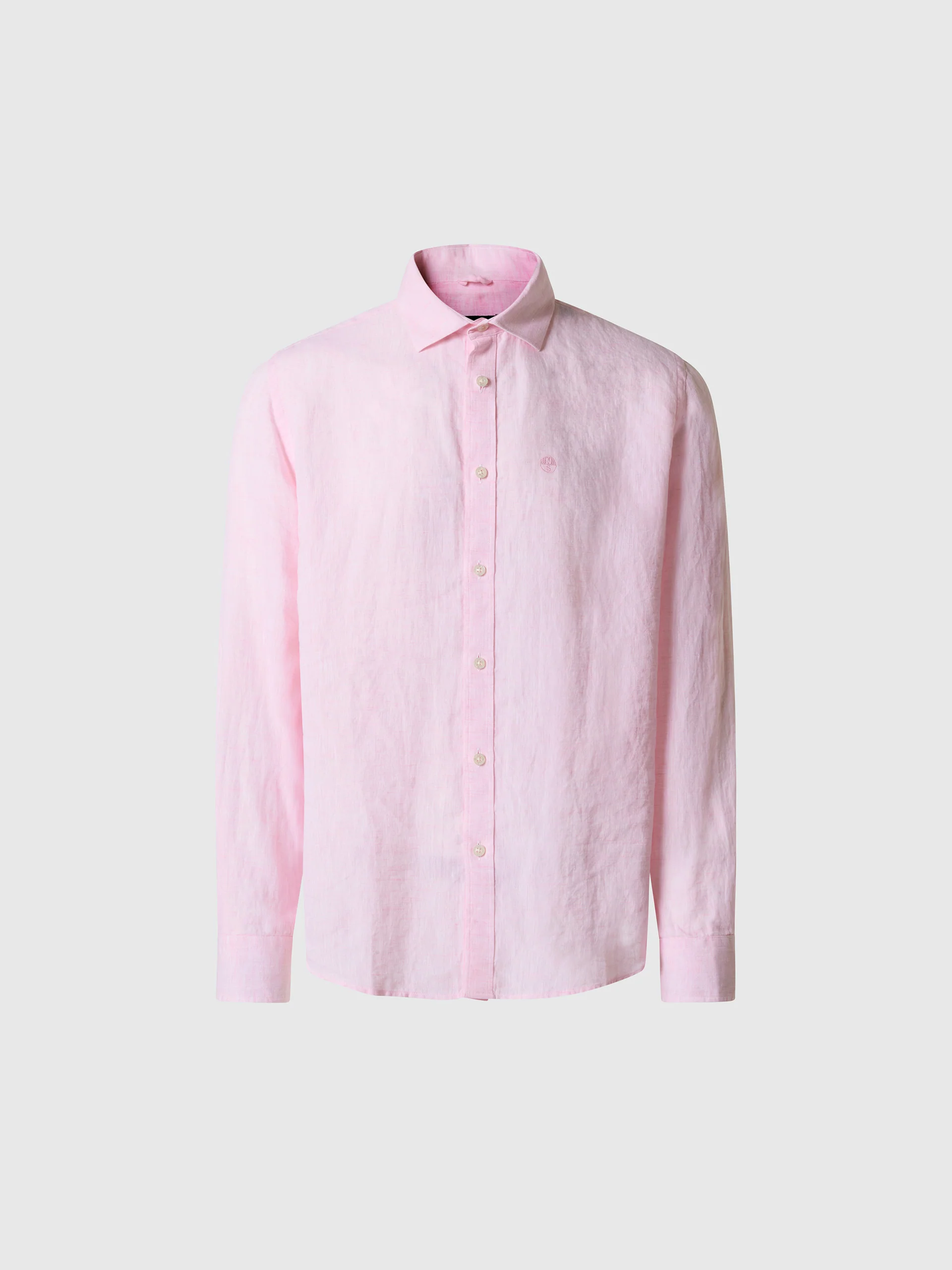 Long-sleeved linen shirt - Image 8