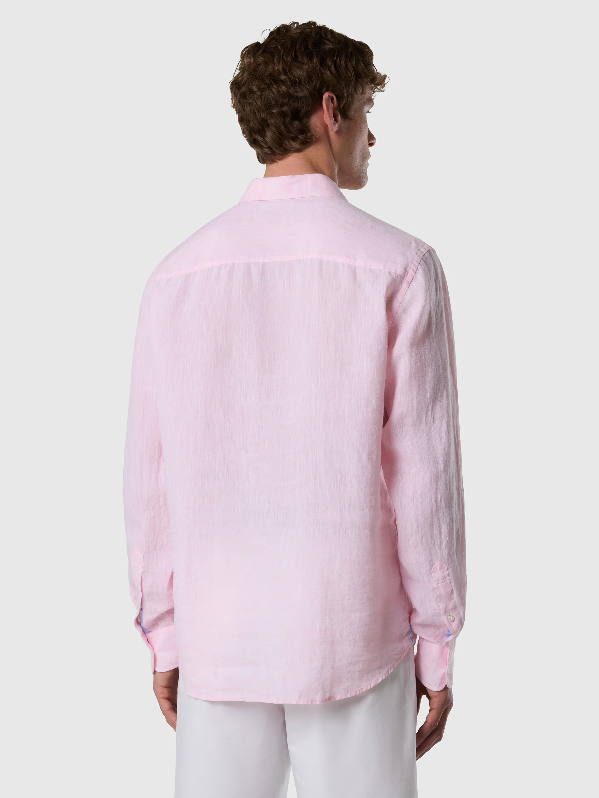 Long-sleeved linen shirt - Image 9