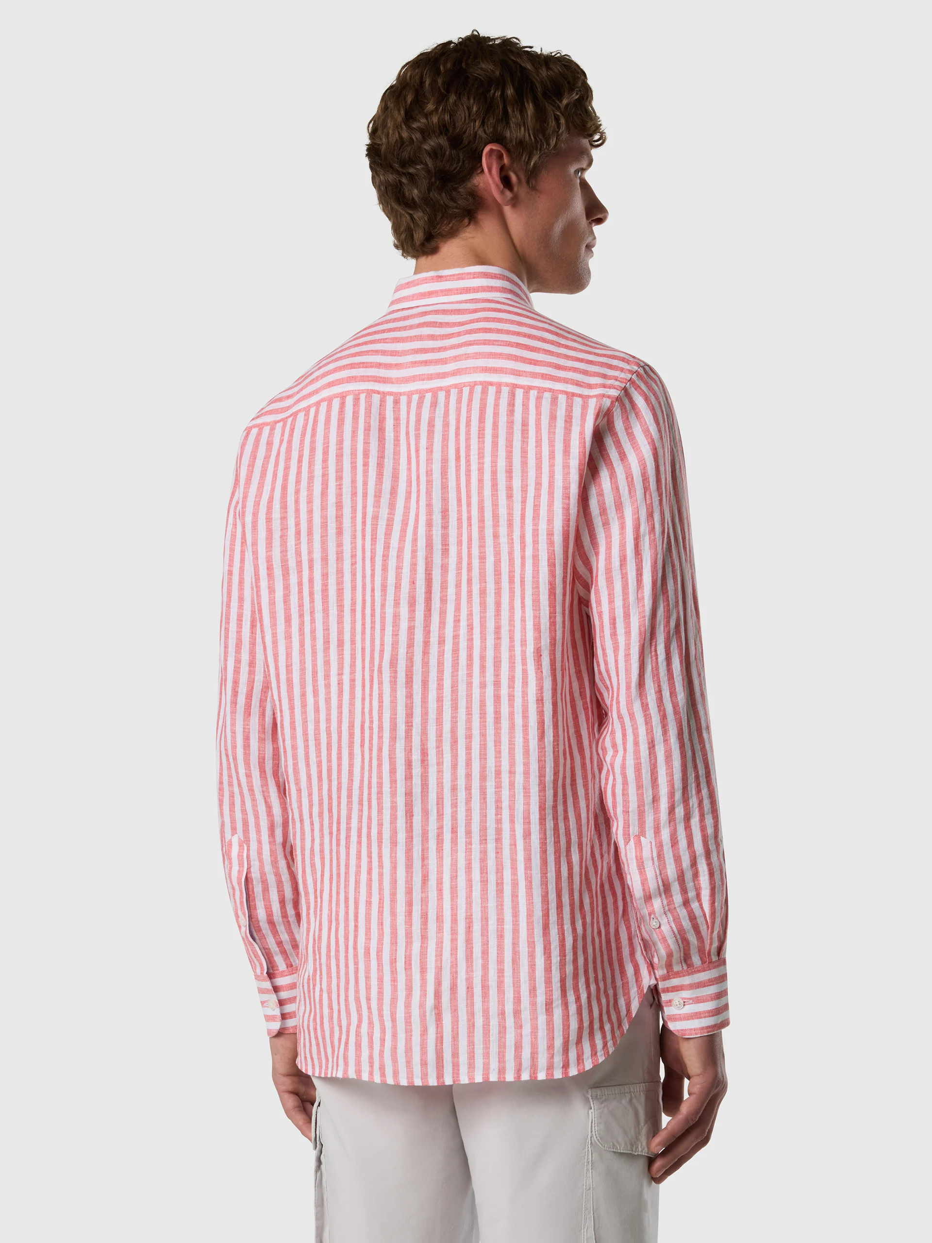 Bold striped linen shirt - Image 10