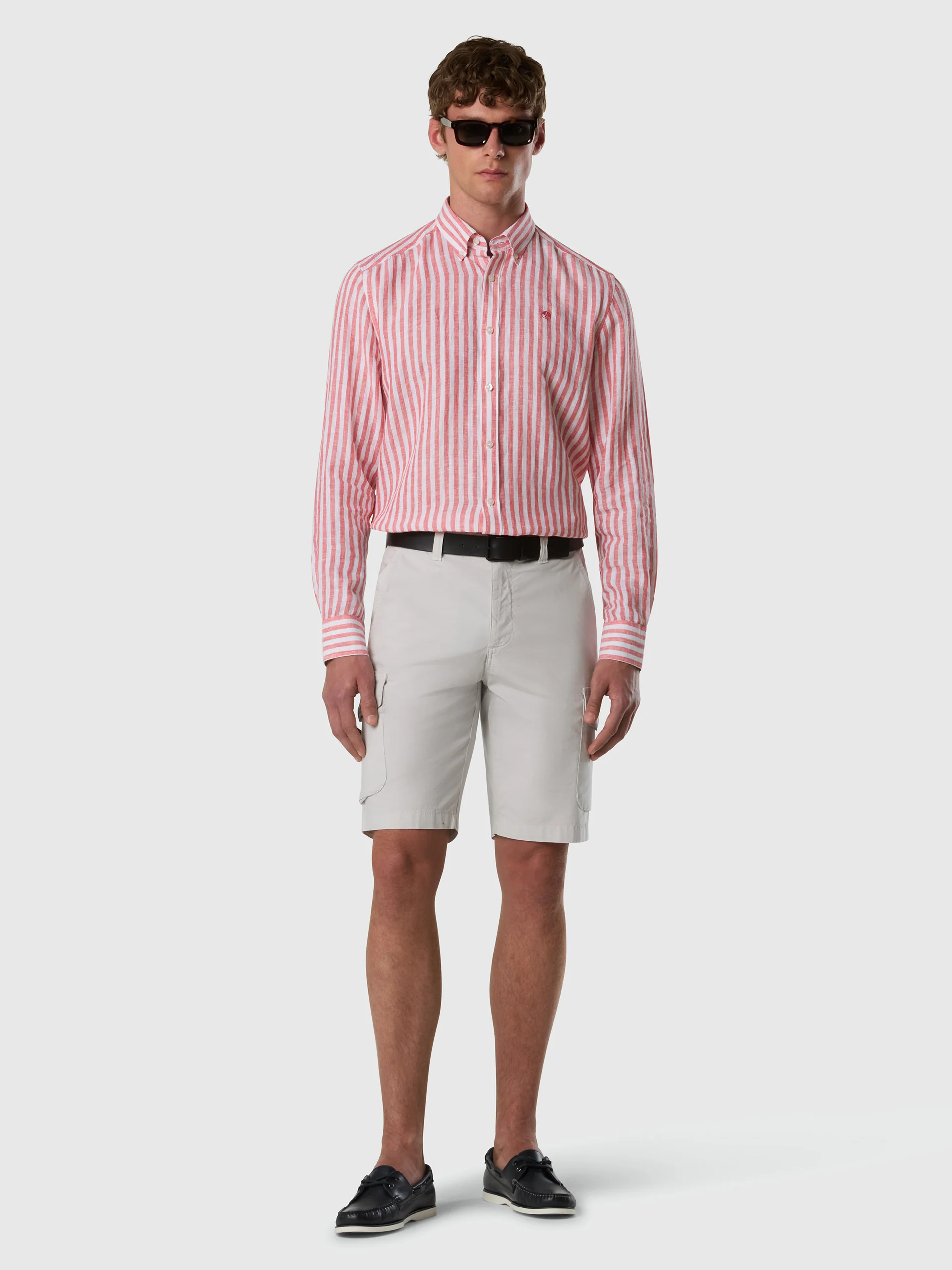 Bold striped linen shirt - Image 11