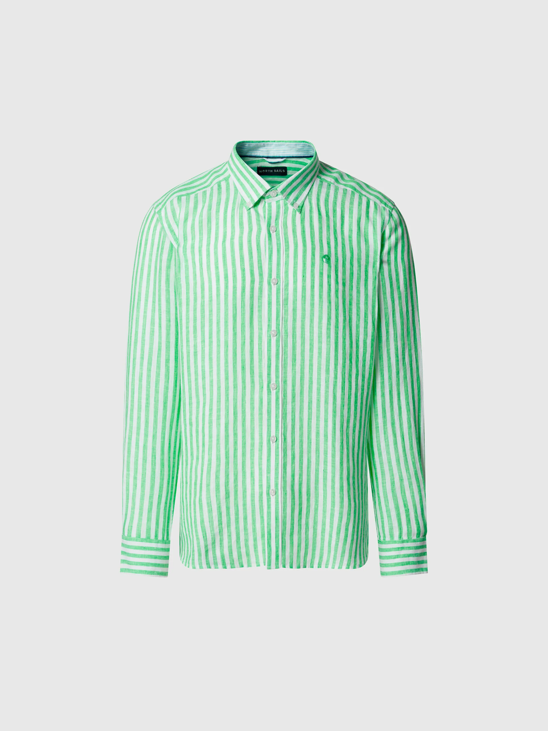 Bold striped linen shirt - Image 13