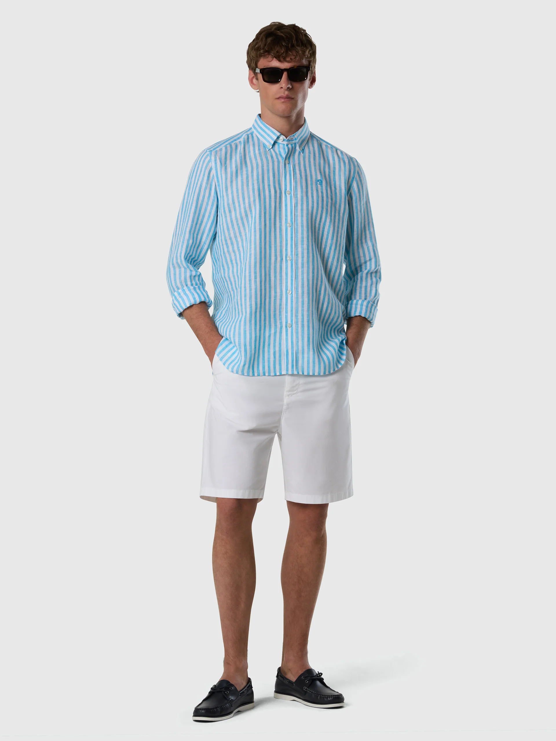 Bold striped linen shirt - Image 5