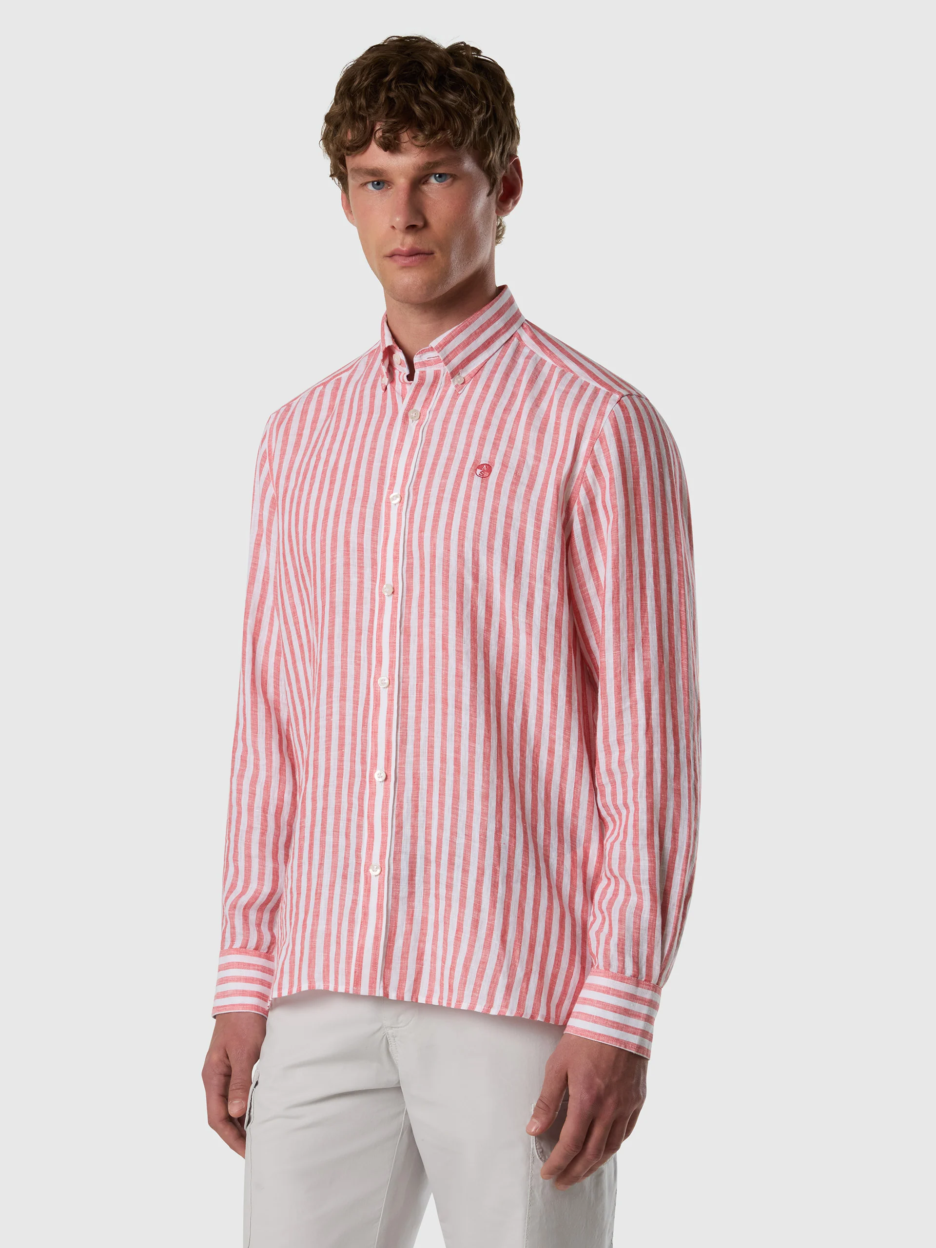 Bold striped linen shirt - Image 7