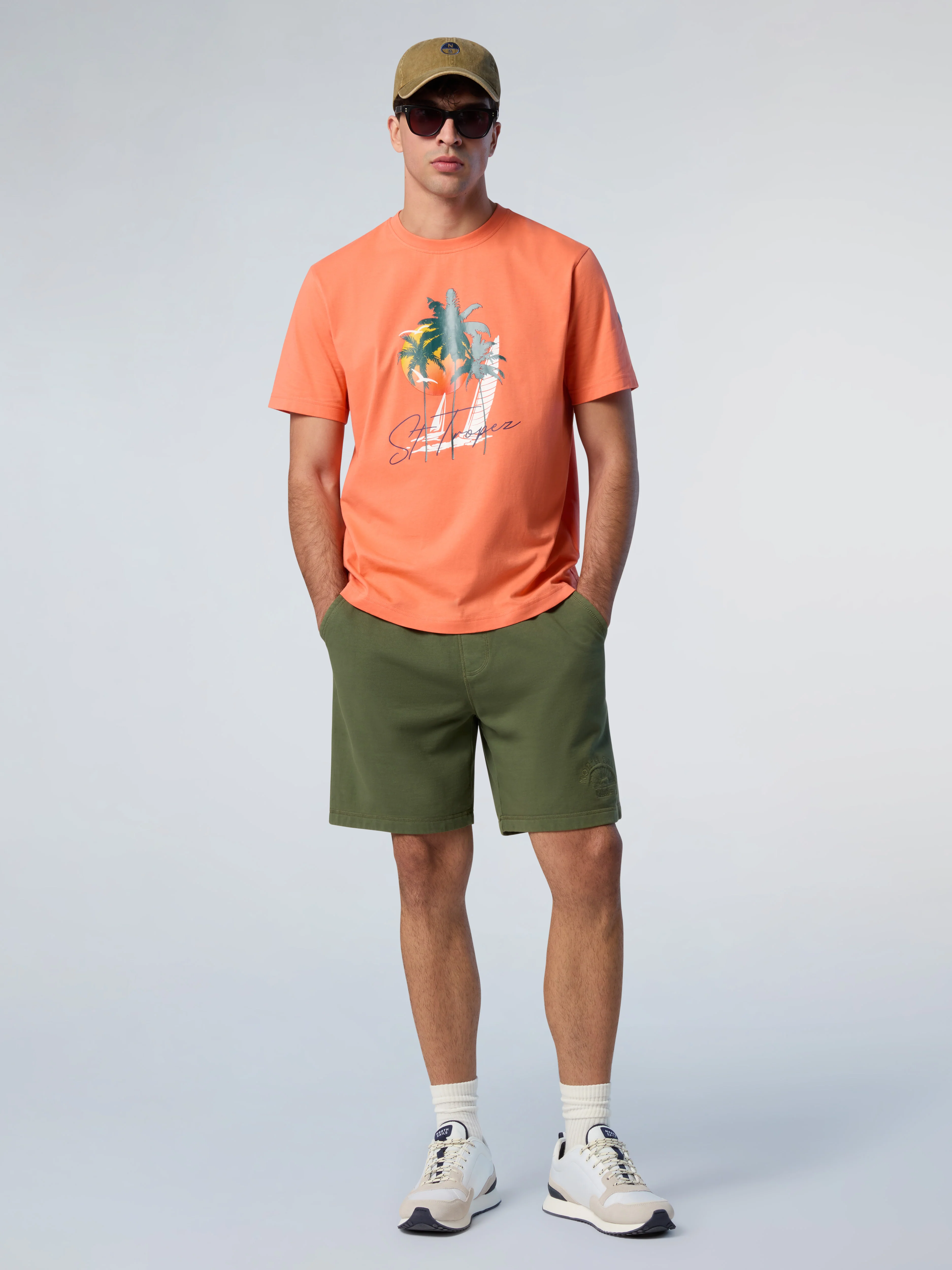 Sweat shorts with leg print - Image 2