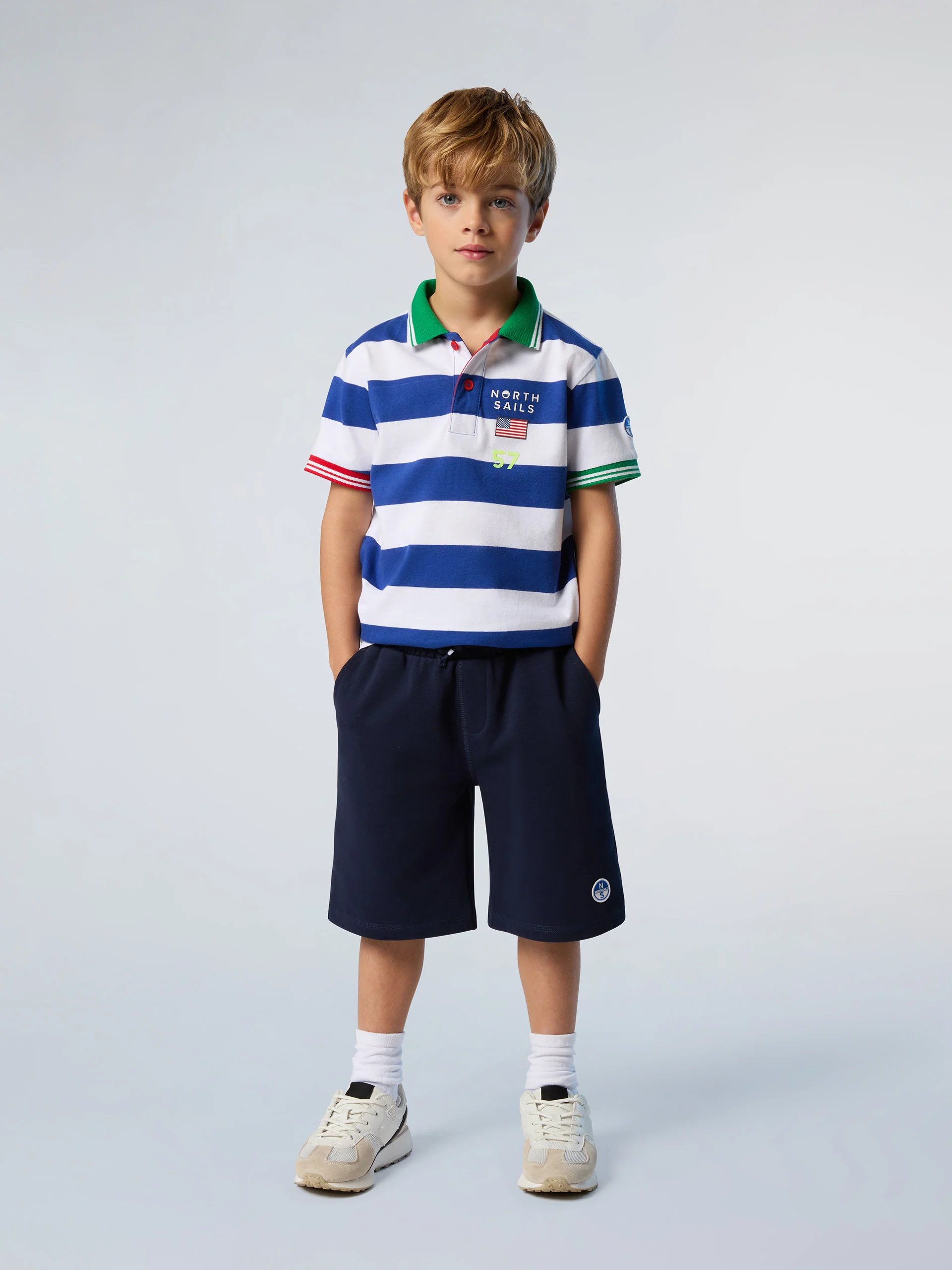 Sweat shorts with logo patch - Image 7