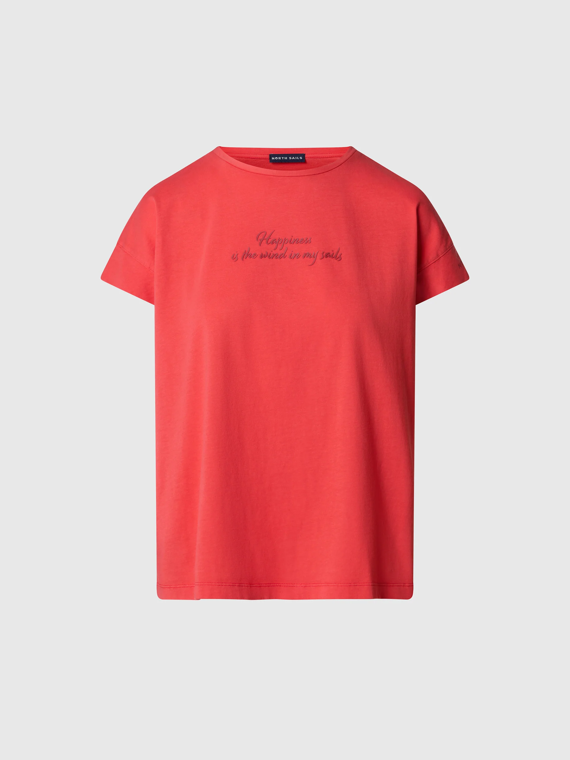 T-shirt with slogan print - Image 3