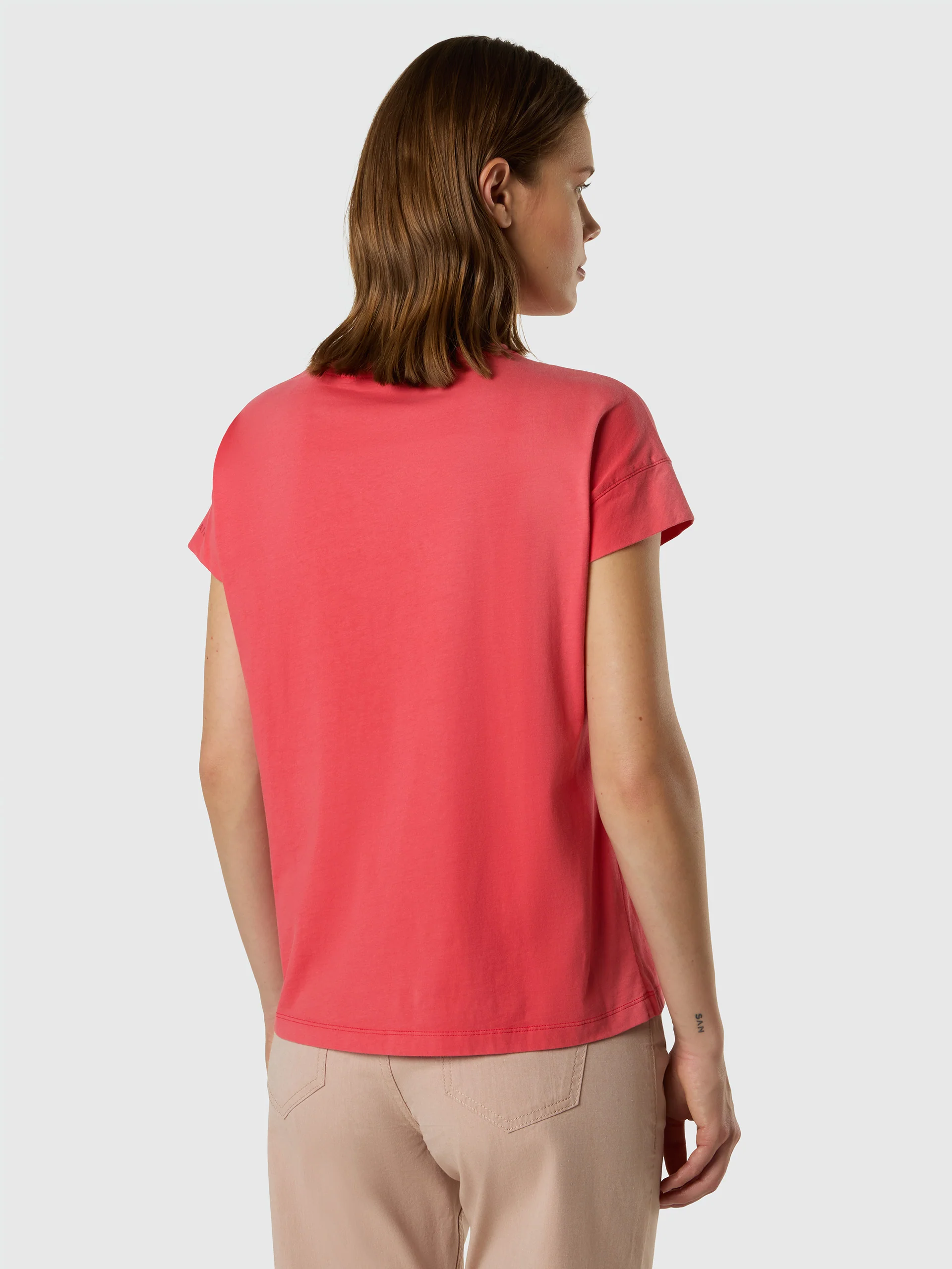 T-shirt with slogan print - Image 4