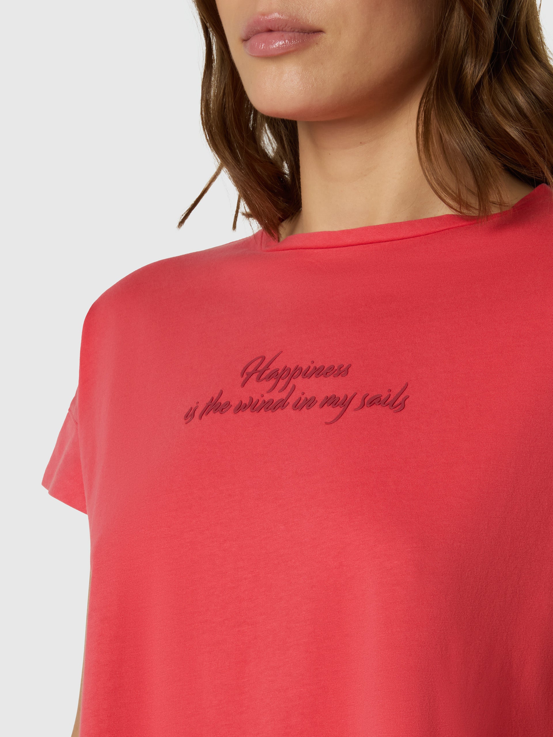 T-shirt with slogan print - Image 6